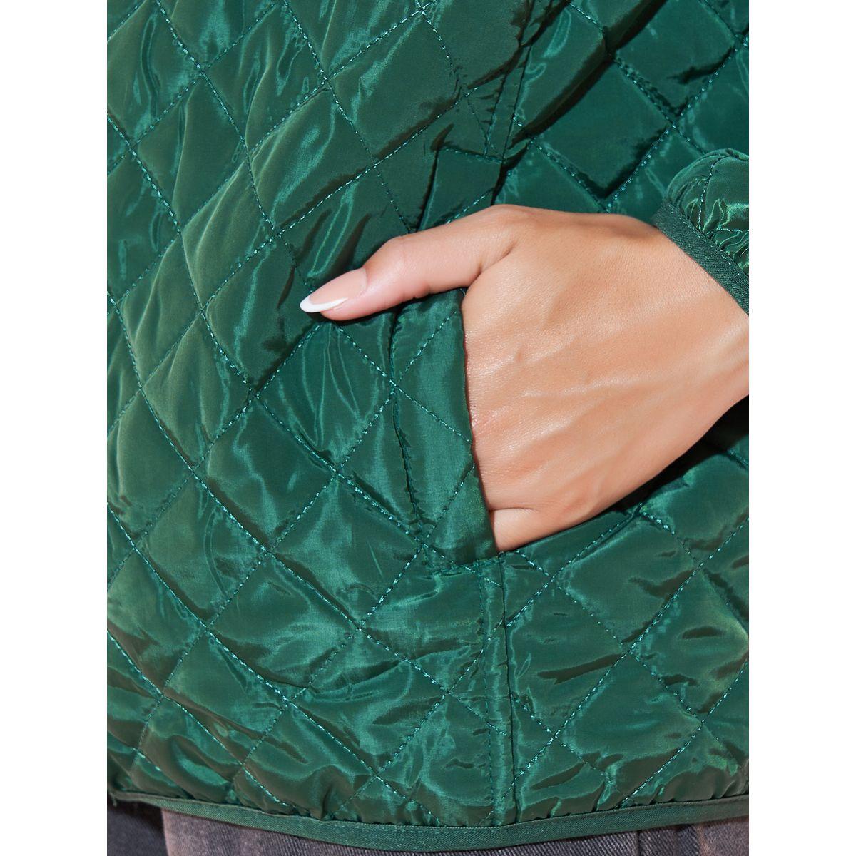 معطف بقصة عادية وفرو صناعي-women-clothing-coatsandjackets-coats-image-4