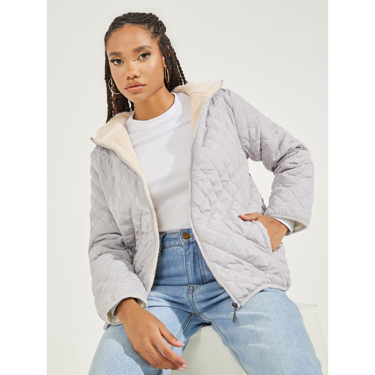 Styli Faux Fur Inner Effect Regular Fit Light Coat-women-clothing-coatsandjackets-coats-image-1