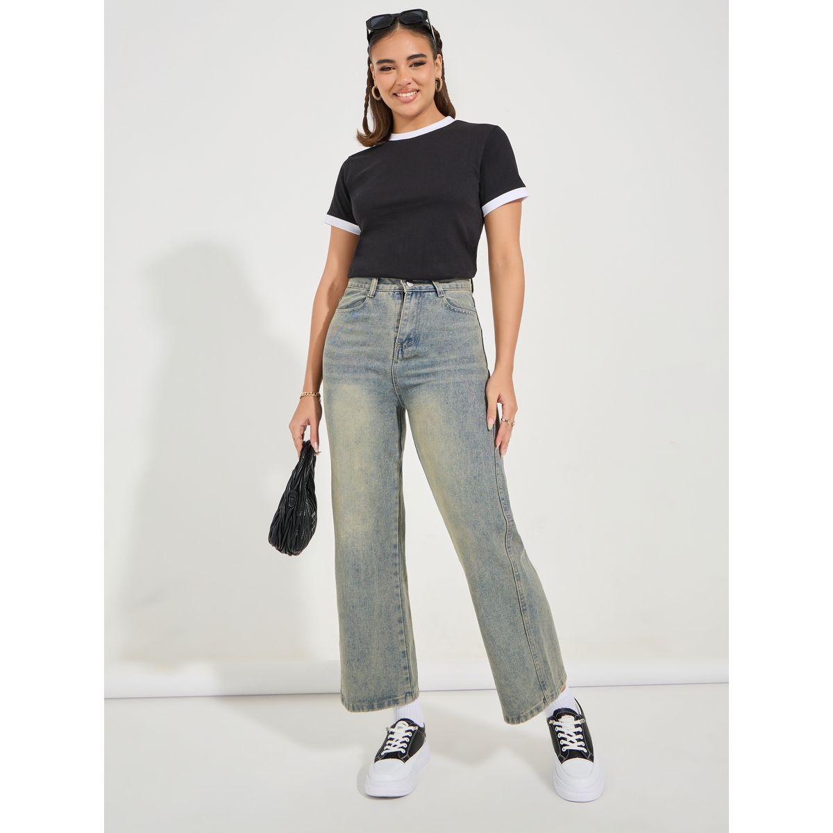 Styli Straight Leg Regular Fit Jeans-women-clothing-bottoms-jeans-image-1