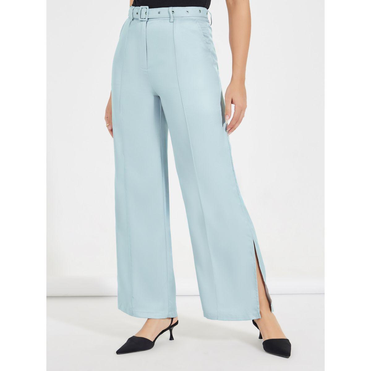 Styli High Rise Belted Pants with Side Slit-women-clothing-bottoms-trousers-image-2