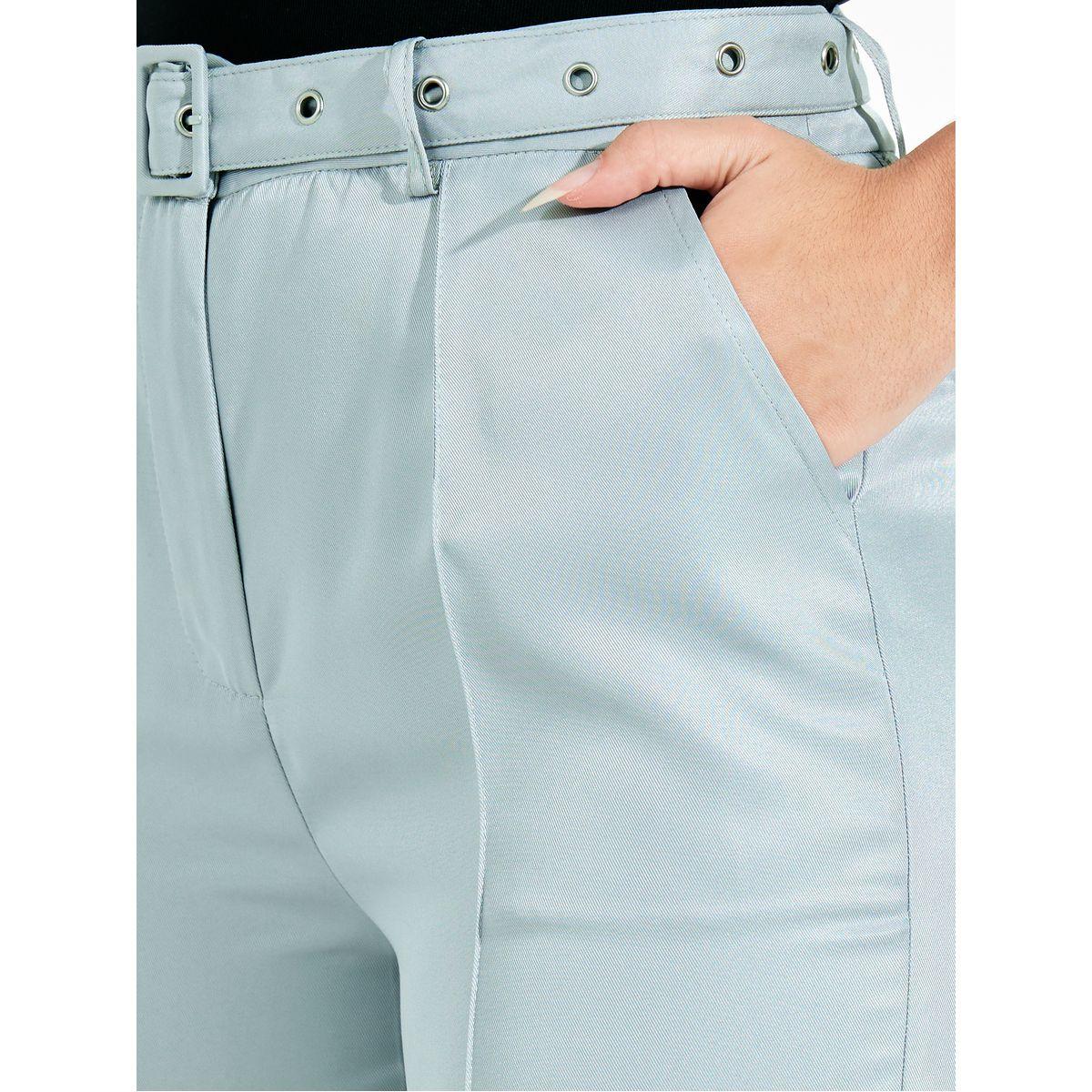 بنطال بخصر عالي مع شق جانبي-women-clothing-bottoms-trousers-image-3