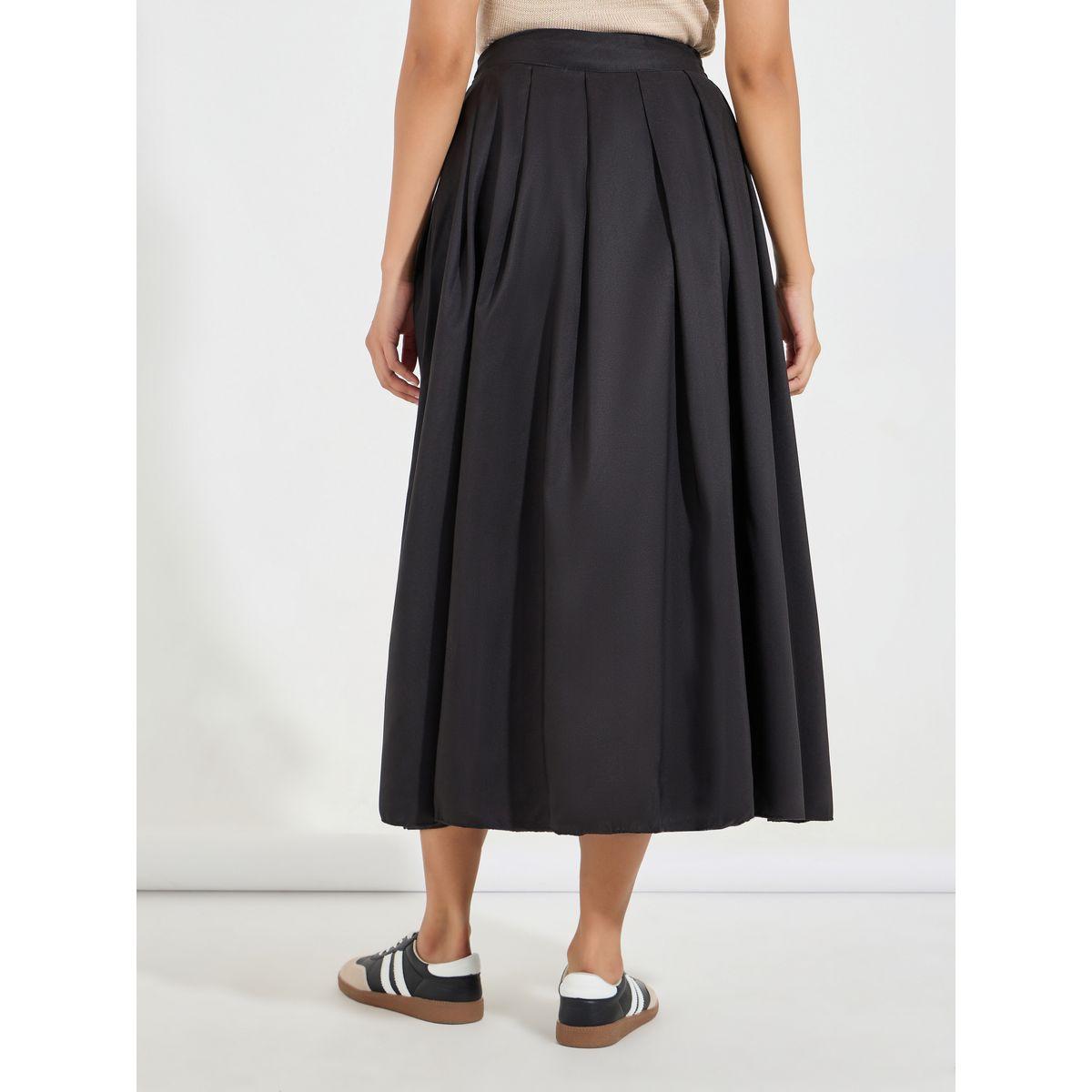 تنورة طويلة سادة مع كسرات-women-clothing-bottoms-skirts-image-4
