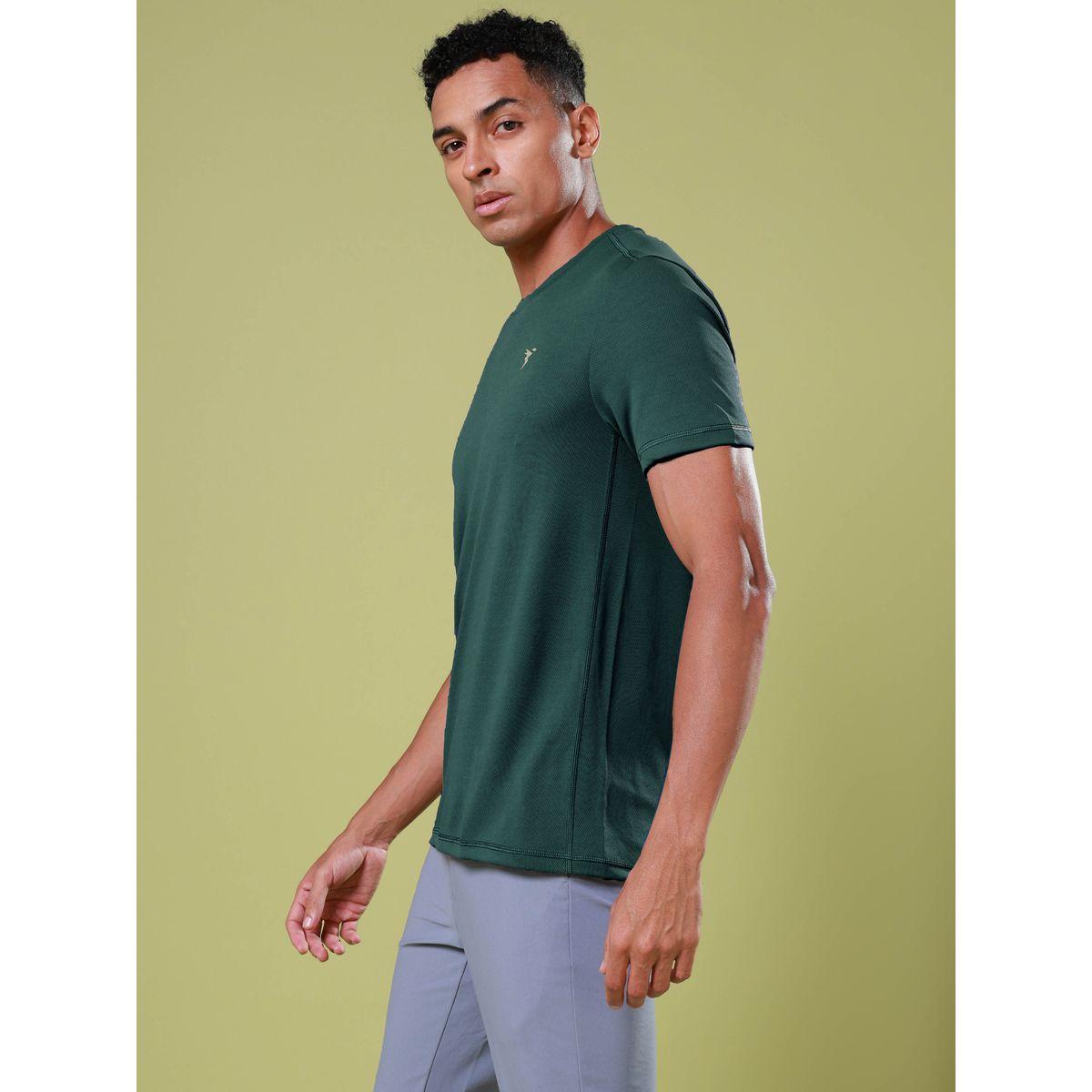 تيشيرت سادة بقصة سليم فت تكنوسبورت × ستايلي-men-clothing-sportswearandactivewear-tshirtsandpolos-image-1