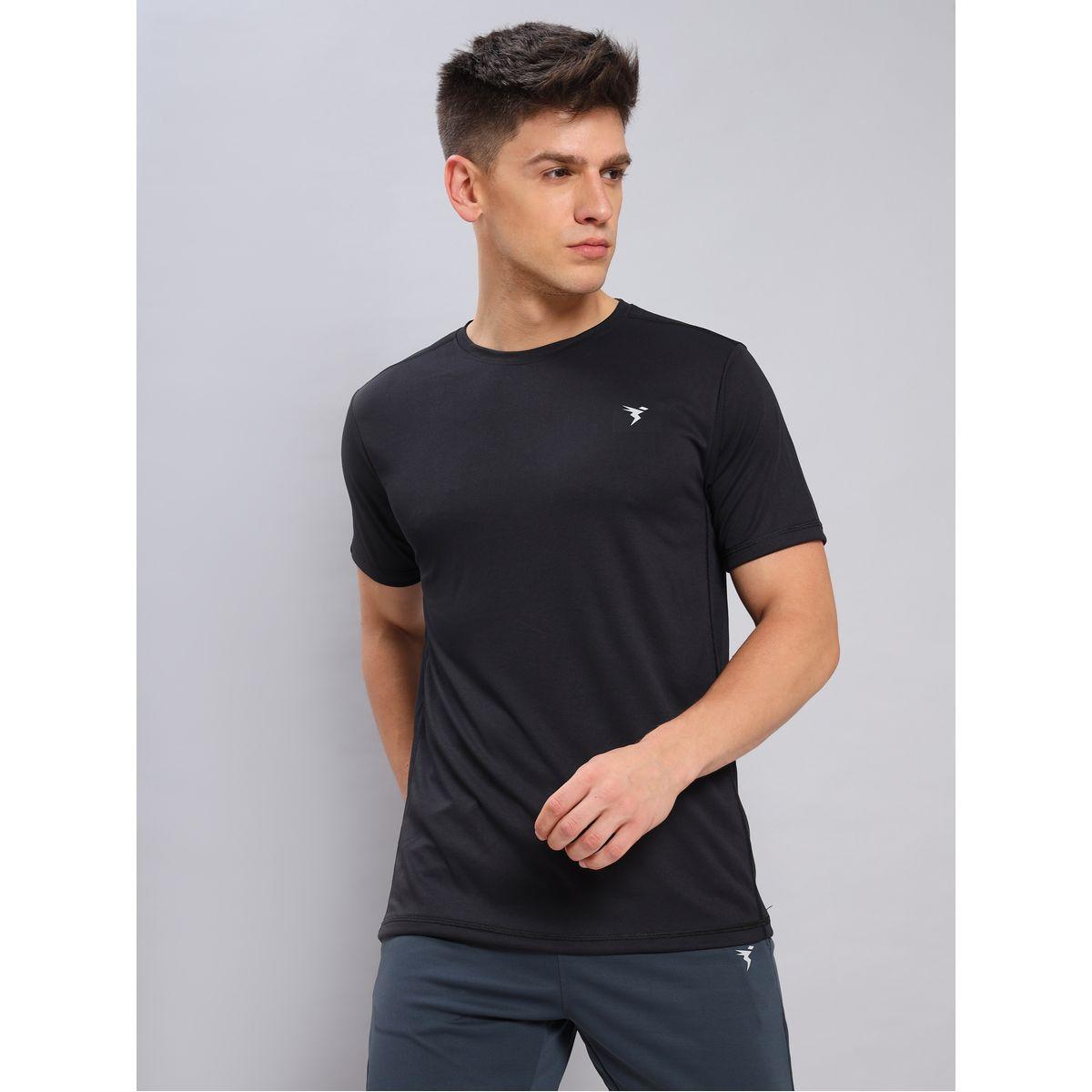 تيشيرت بياقة دائرية وقصة سليم فت تكنوسبورت × ستايلي-men-clothing-sportswearandactivewear-tshirtsandpolos-image-1