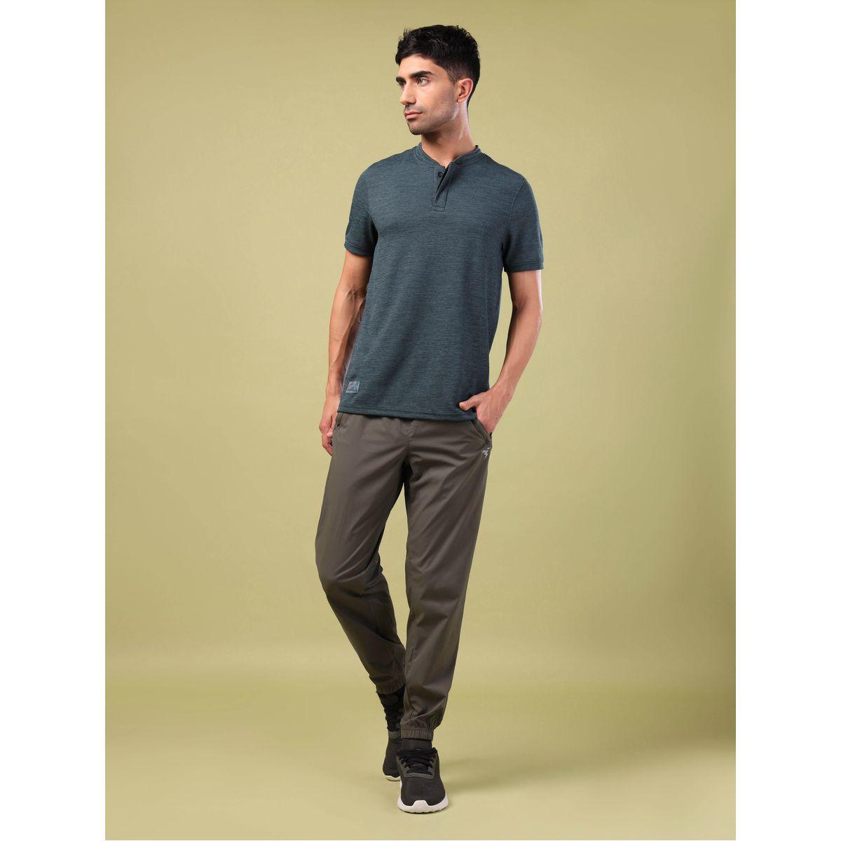 Technosport X Styli  Solid Henley Neck Slim Fit T-Shirt-men-clothing-sportswearandactivewear-tshirtsandpolos-image-4