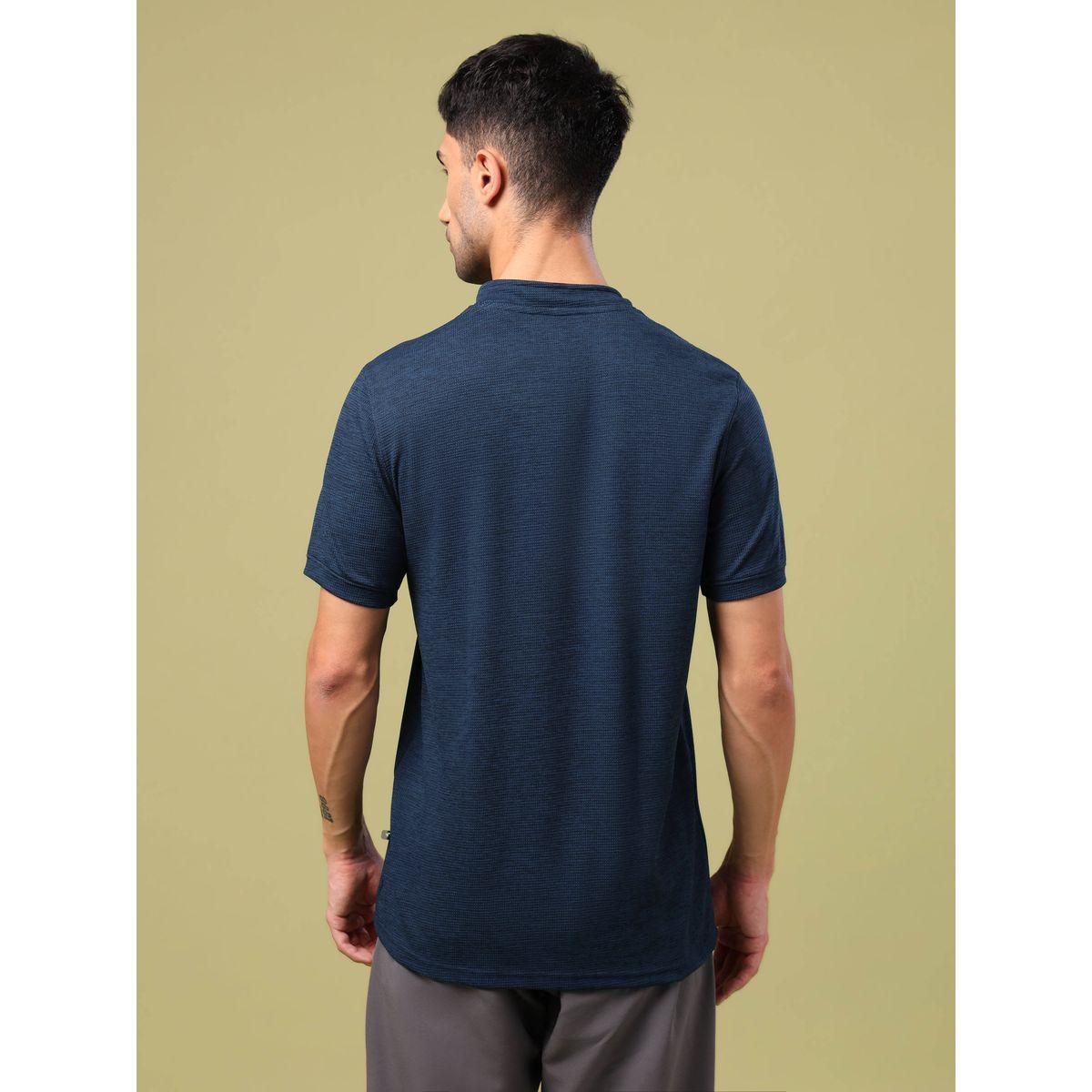 Technosport X Styli  Solid Henley Neck Slim Fit T-Shirt-men-clothing-sportswearandactivewear-tshirtsandpolos-image-4