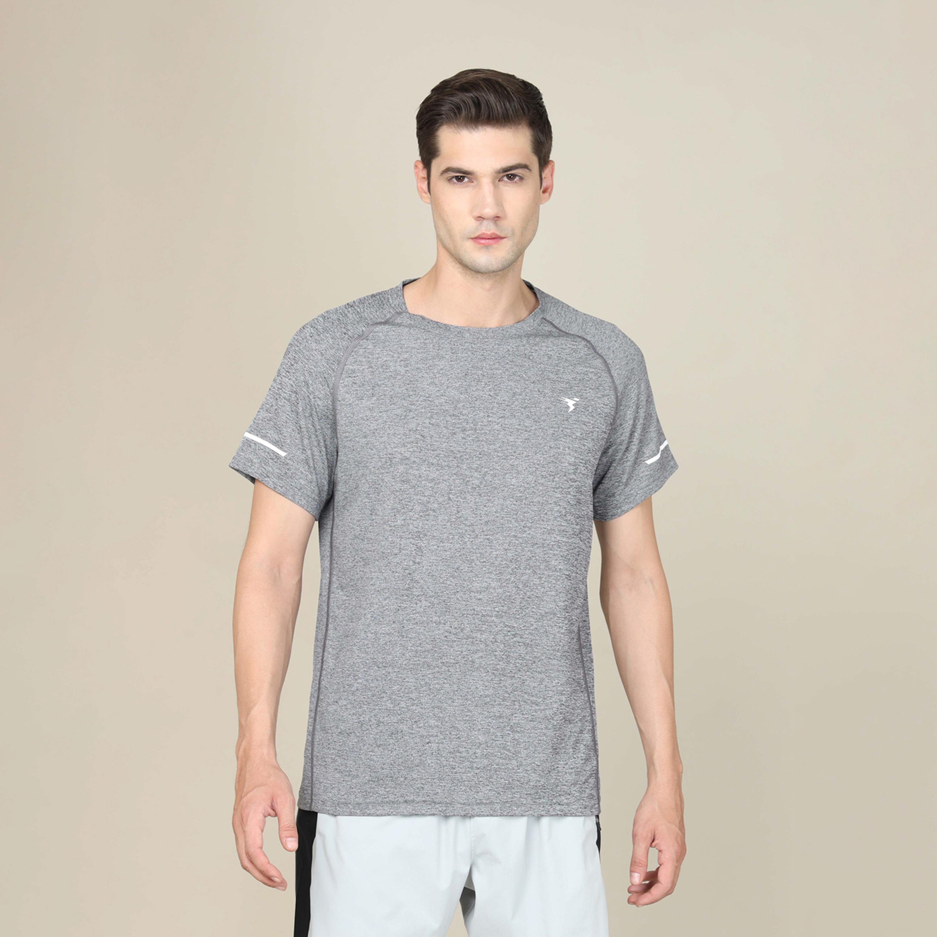 Technosport X Styli Melange Slim Fit Crew Neck T-Shirt-men-clothing-sportswearandactivewear-tshirtsandpolos-image-1