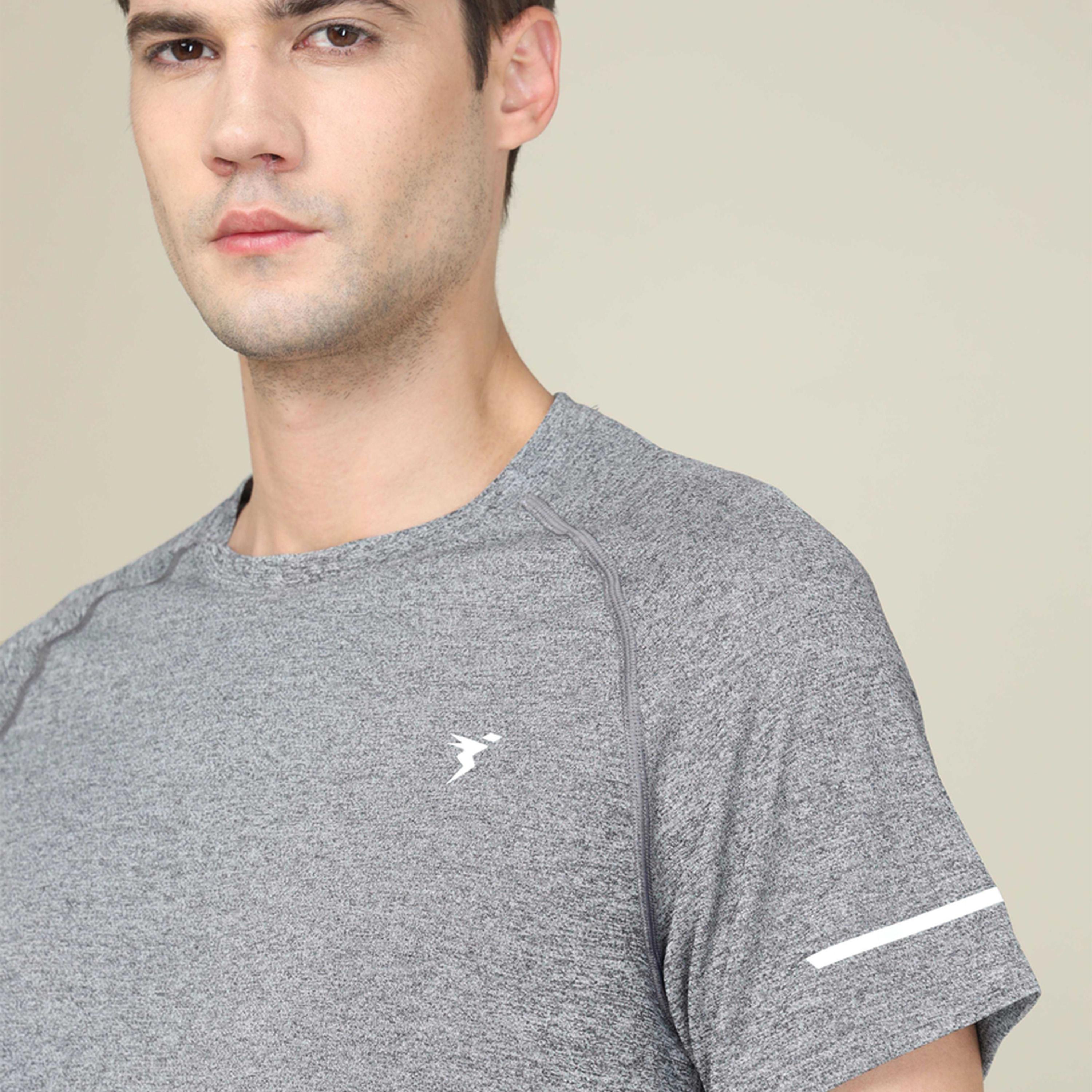 Technosport X Styli Melange Slim Fit Crew Neck T-Shirt-men-clothing-sportswearandactivewear-tshirtsandpolos-image-2