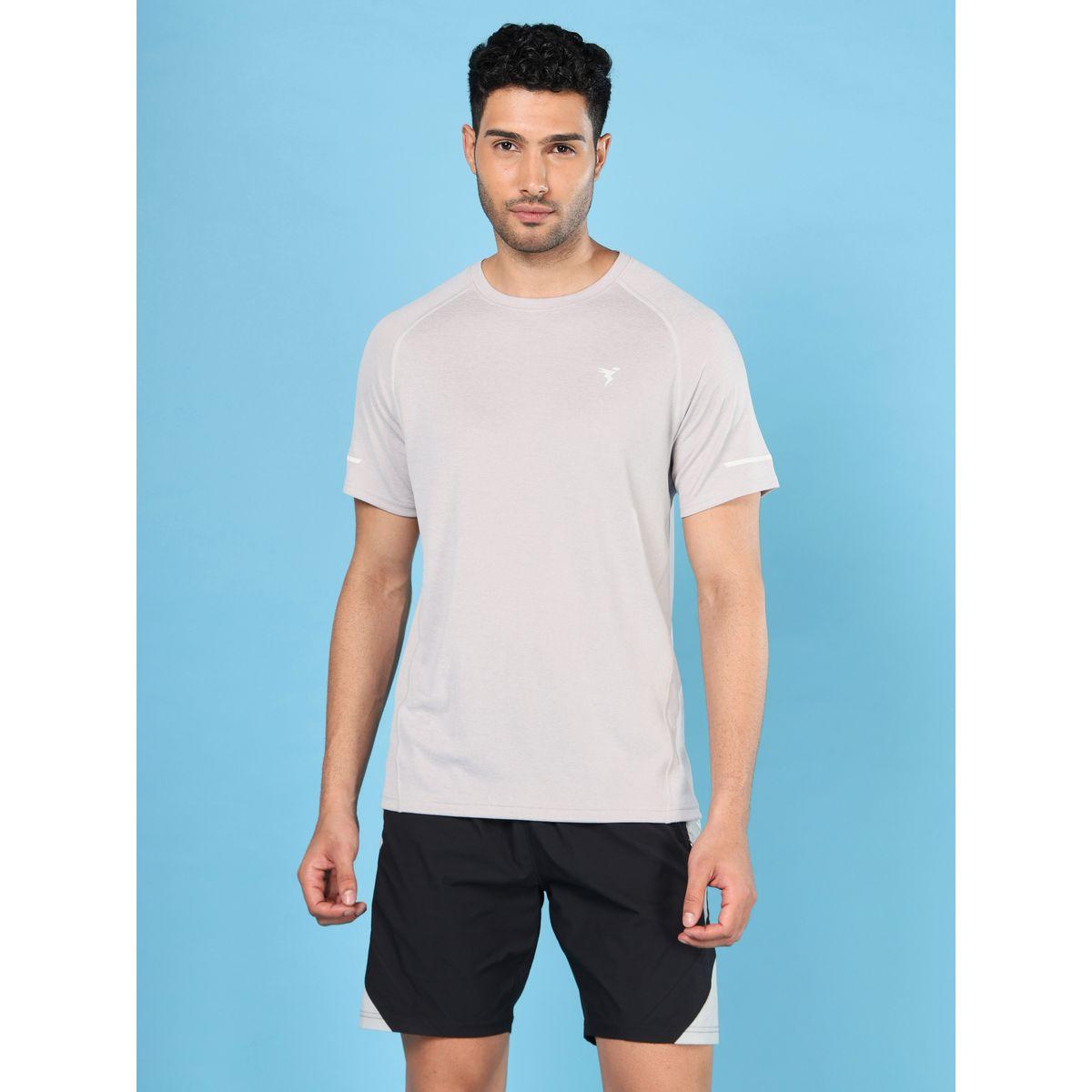 Technosport X Styli  Melange Slim Fit Crew Neck T-Shirt-men-clothing-sportswearandactivewear-tshirtsandpolos-image-1