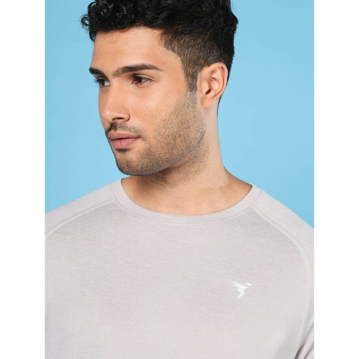 Technosport X Styli  Melange Slim Fit Crew Neck T-Shirt-men-clothing-sportswearandactivewear-tshirtsandpolos-image-2