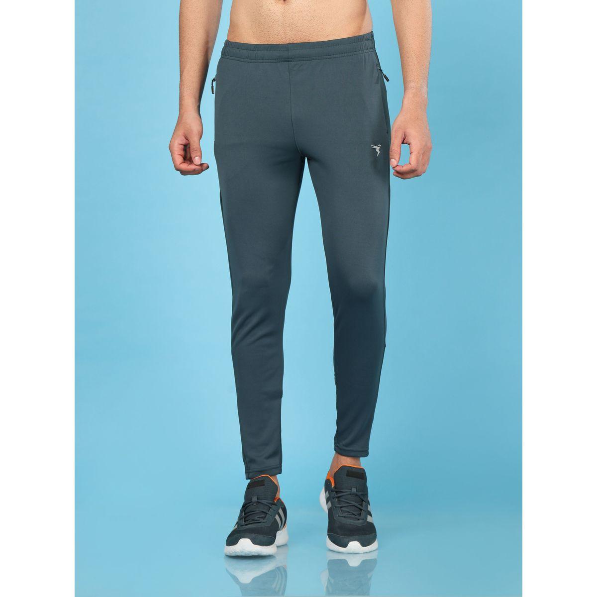 Technosport X Styli  Solid Slim Fit Trackpants with Techno Dry-men-clothing-sportswearandactivewear-bottoms-image-1