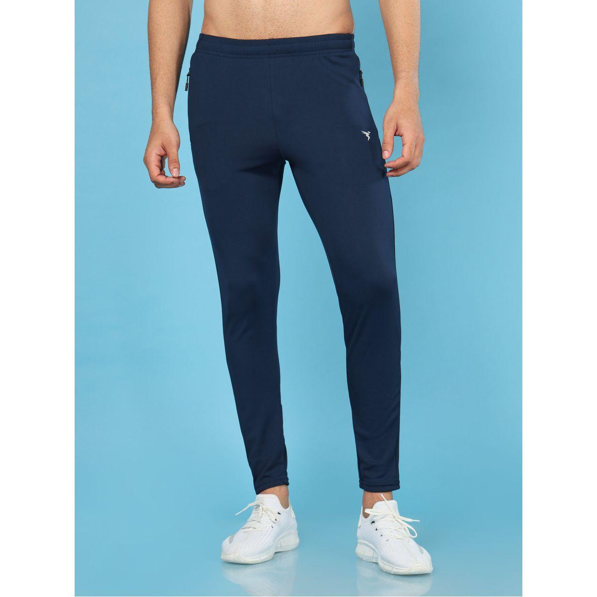 Technosport X Styli  Solid Slim Fit Trackpants with Techno Dry-men-clothing-sportswearandactivewear-bottoms-image-1