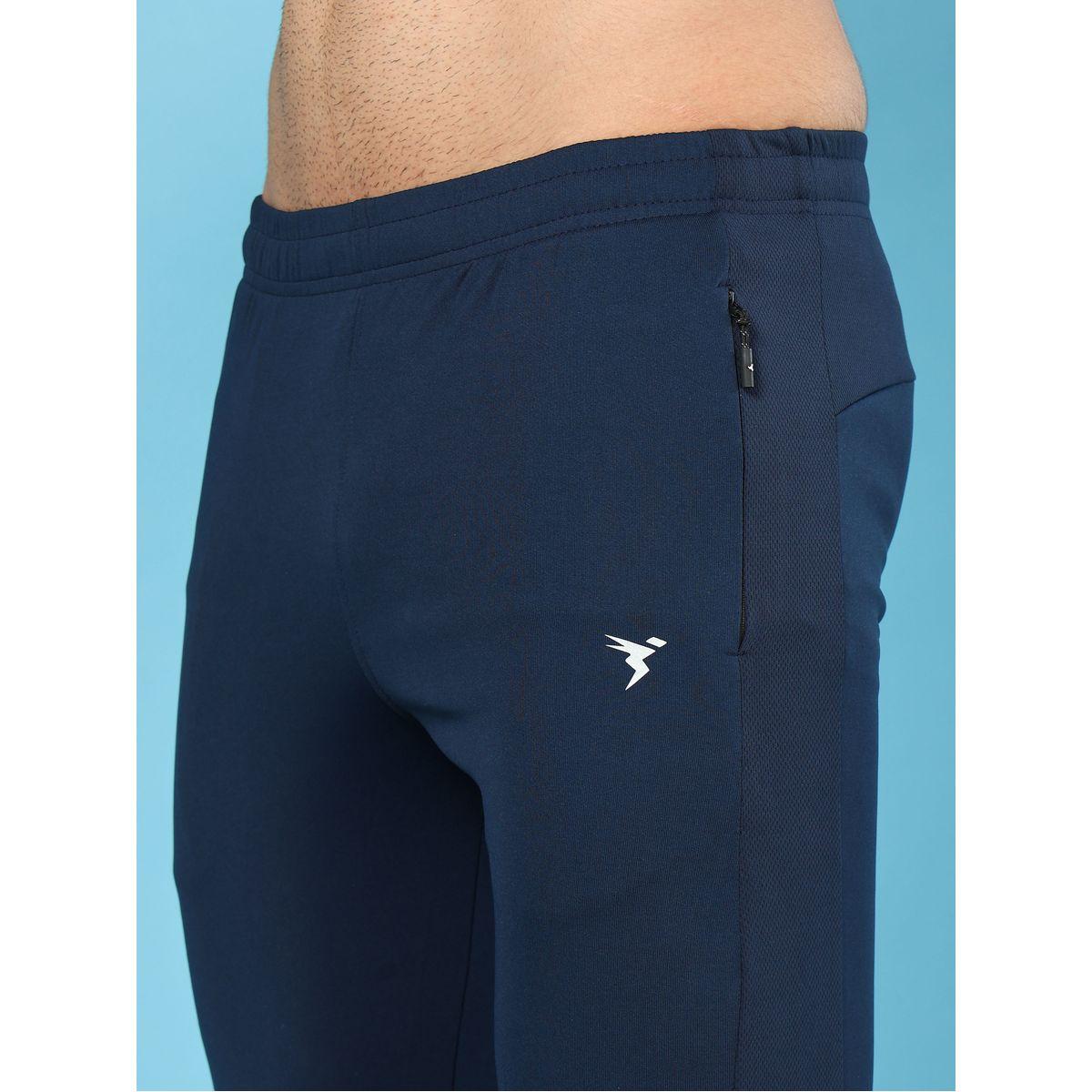 Technosport X Styli  Solid Slim Fit Trackpants with Techno Dry-men-clothing-sportswearandactivewear-bottoms-image-4