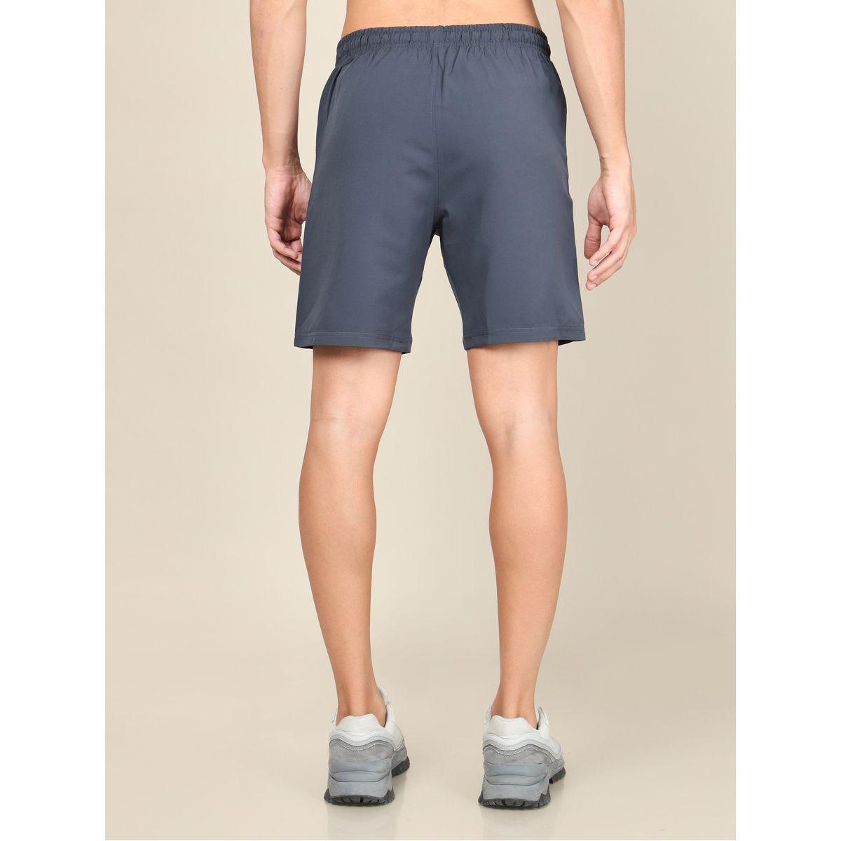 Technosport X Styli  Solid Slim Fit Shorts with Technolite-men-clothing-sportswearandactivewear-bottoms-image-2