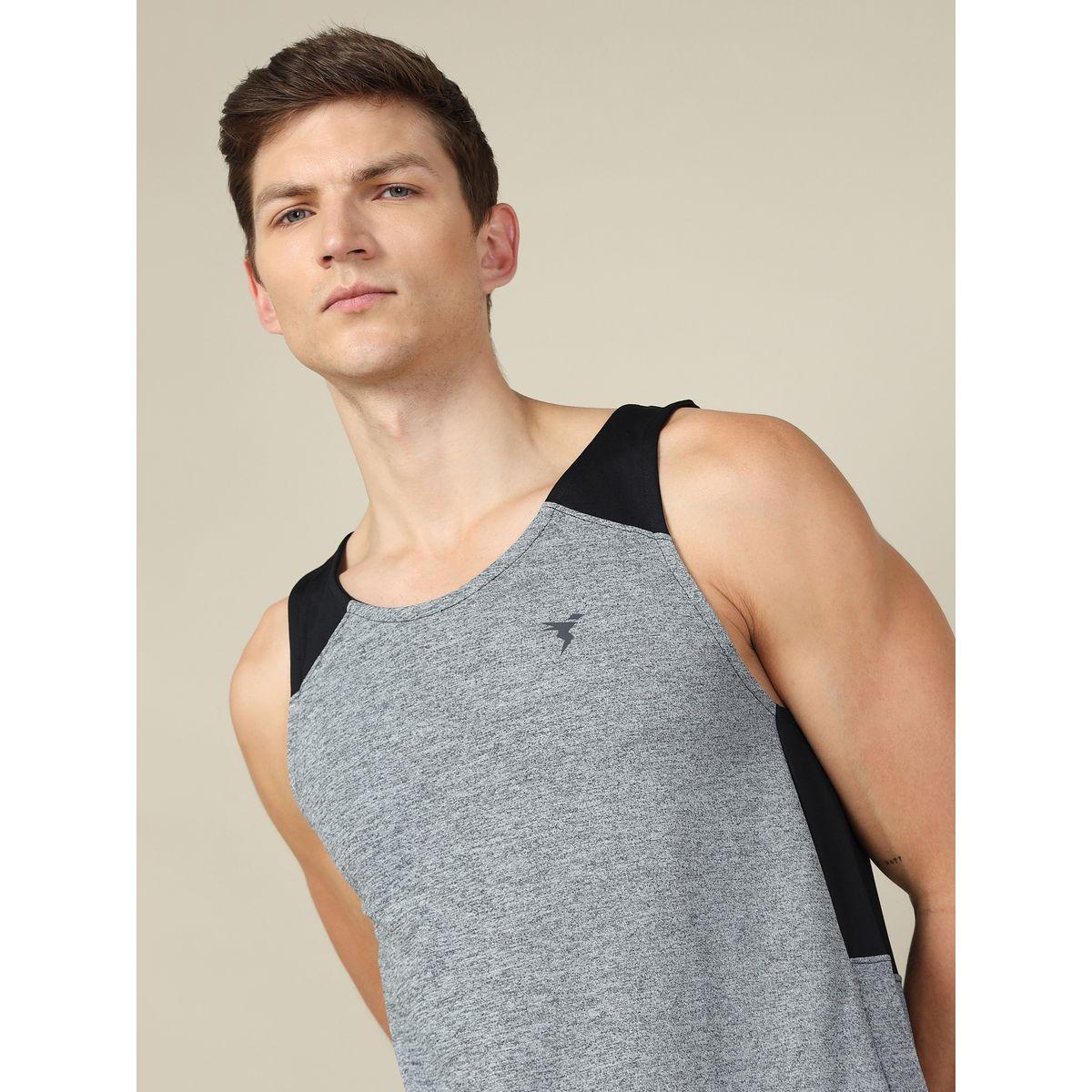 Technosport X Styli  Melange Slim Fit Scoop Neck Vest-men-clothing-sportswearandactivewear-tshirtsandpolos-image-2