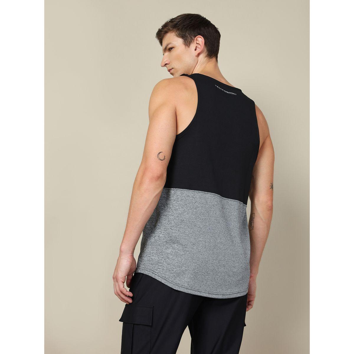 Technosport X Styli  Melange Slim Fit Scoop Neck Vest-men-clothing-sportswearandactivewear-tshirtsandpolos-image-4