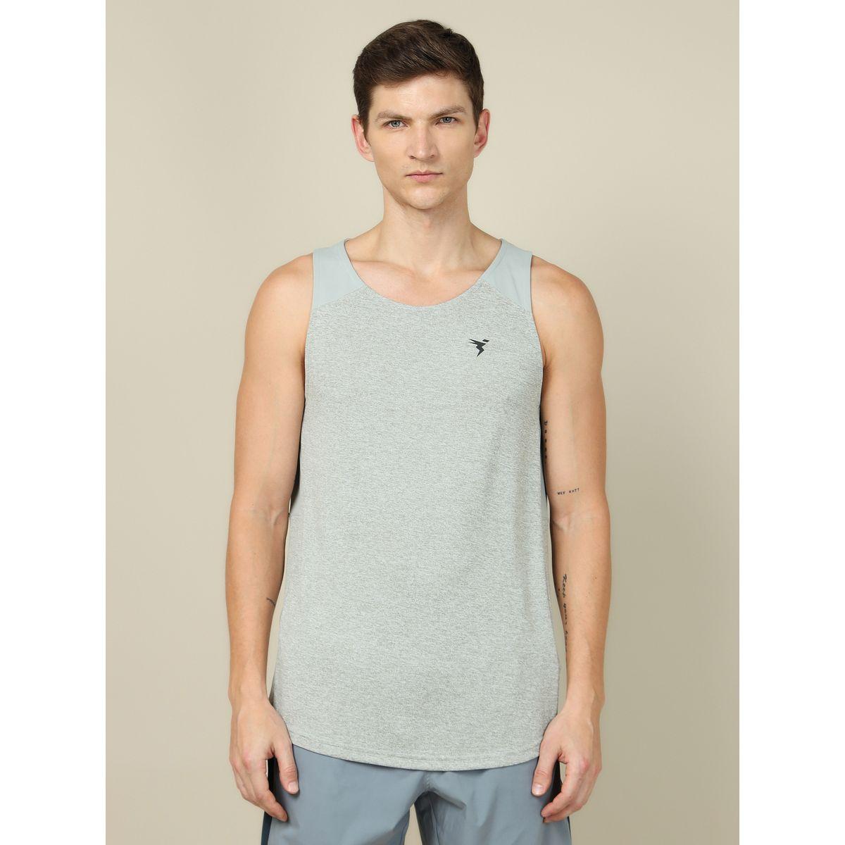 Technosport Melange Slim Fit Scoop Neck Vest-men-clothing-sportswearandactivewear-tshirtsandpolos-image-1