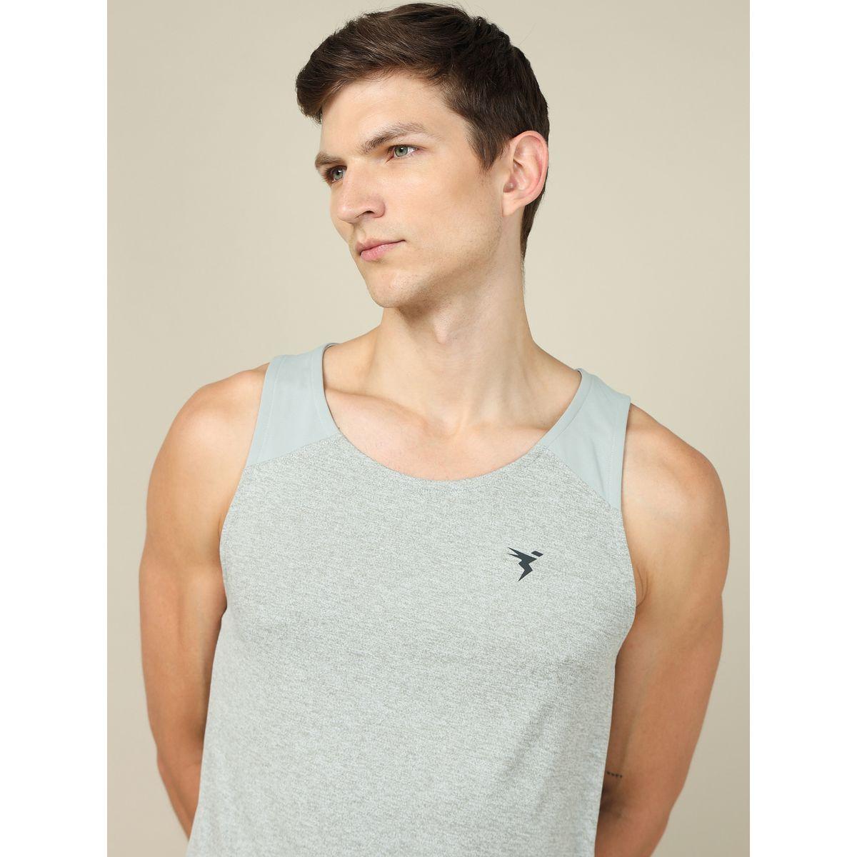 Technosport Melange Slim Fit Scoop Neck Vest-men-clothing-sportswearandactivewear-tshirtsandpolos-image-2