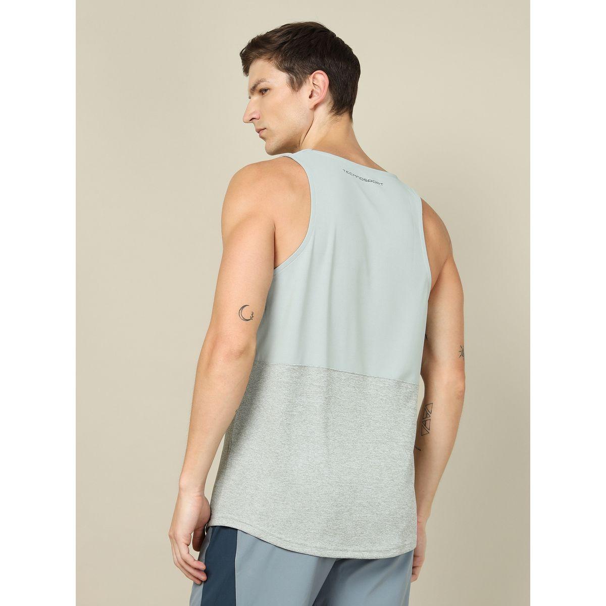 Technosport Melange Slim Fit Scoop Neck Vest-men-clothing-sportswearandactivewear-tshirtsandpolos-image-4
