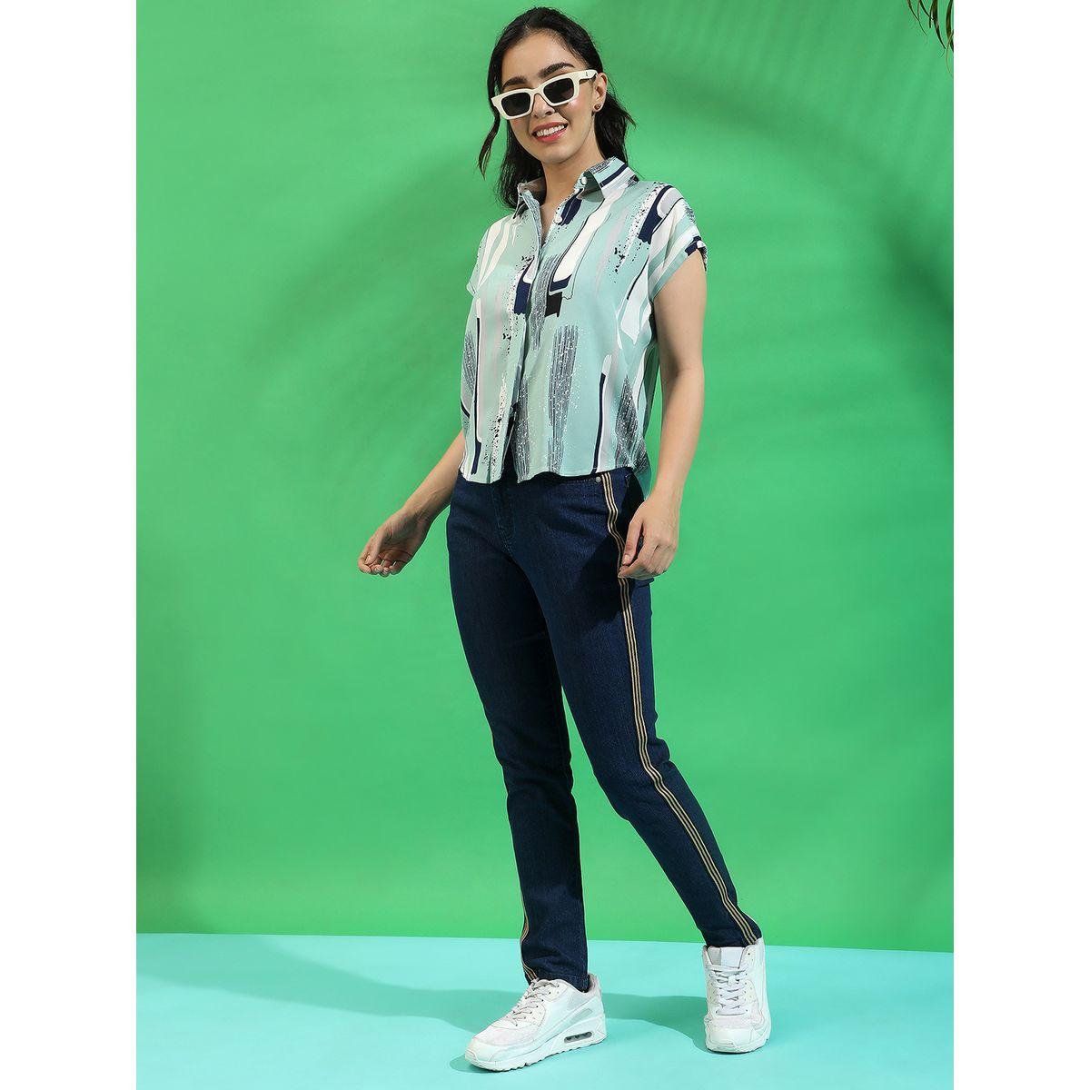 بلوزة باكمام كاب مع ازرار مخفية كامبوس سوترا × ستايلي-women-clothing-shirtsandblouses-shirts-image-6