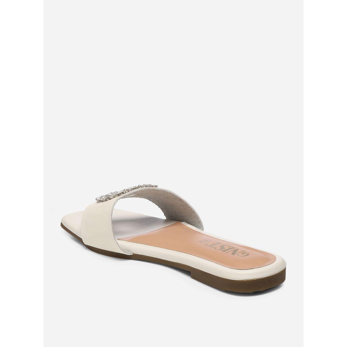GNIST X Styli  Embellished Strap Flat Sandals-women-shoes-sandals-flats-image-6