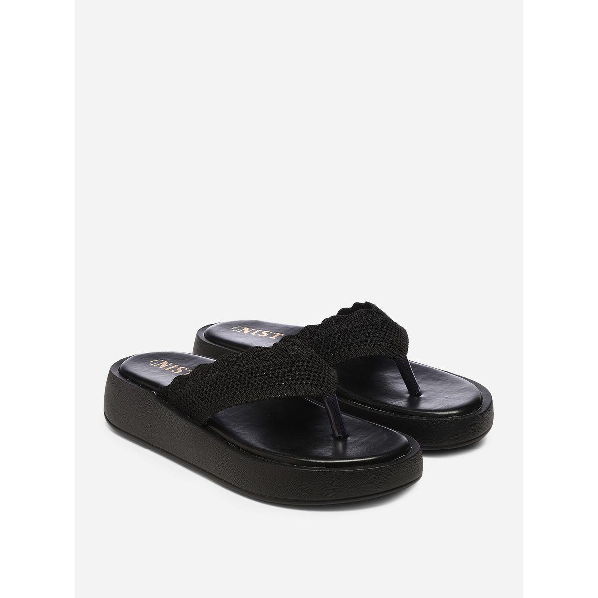 GNIST X Styli  Knitted Strap Thong Slippers-women-shoes-flipflopsandslides-image-2