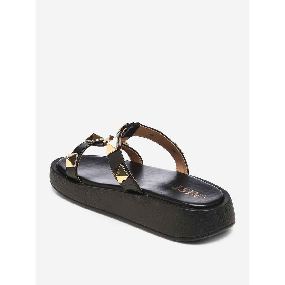GNIST X Styli  Studded Strap Flatform Sandals-women-shoes-sandals-flats-image-6