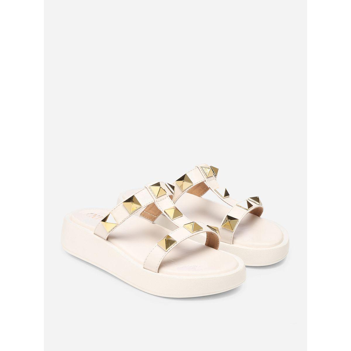 GNIST X Styli  Studded Strap Flatform Sandals-women-shoes-sandals-flats-image-2