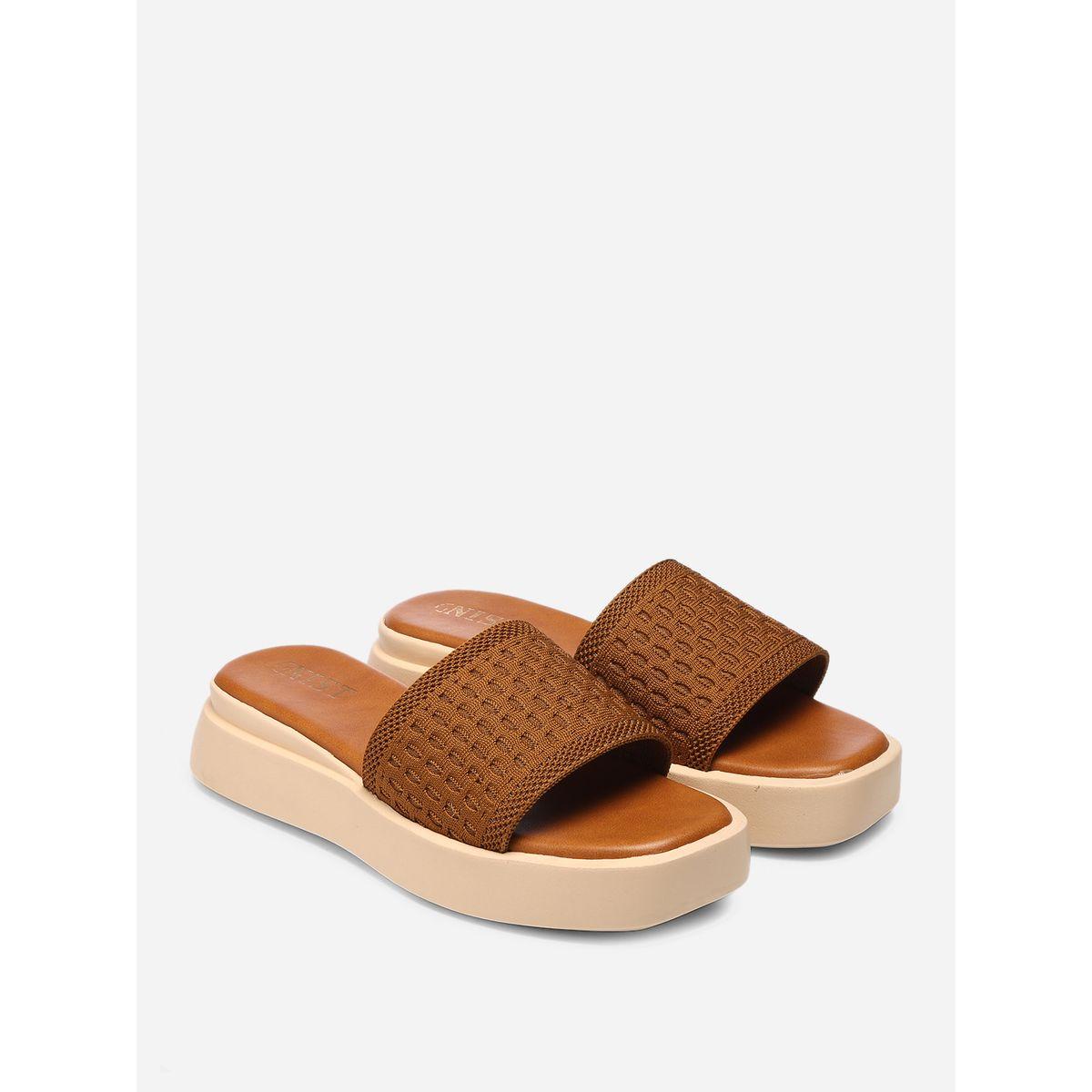 صندل فلاتفورم بسير مريح جنِست × ستايلي-women-shoes-sandals-flats-image-2