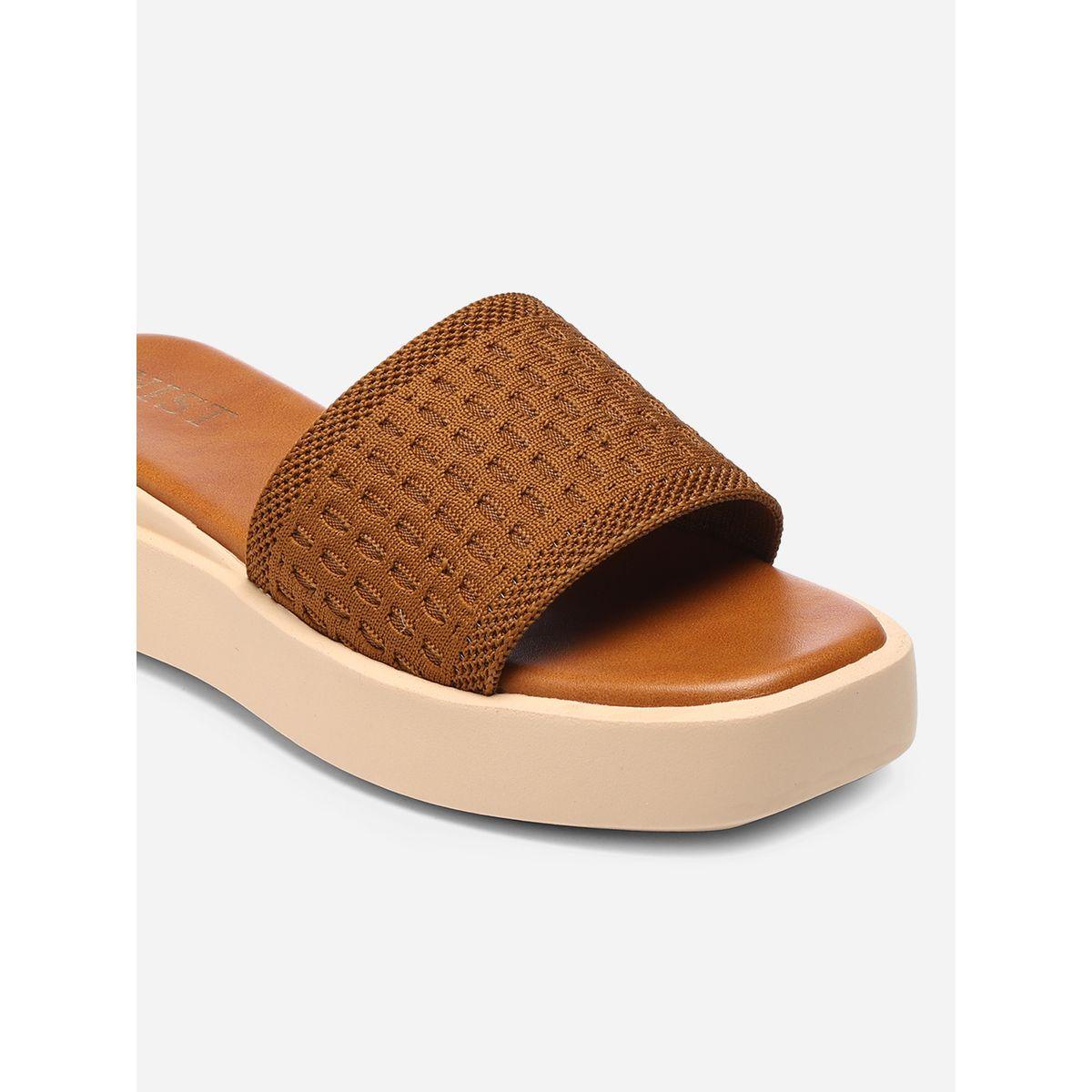 صندل فلاتفورم بسير مريح جنِست × ستايلي-women-shoes-sandals-flats-image-4
