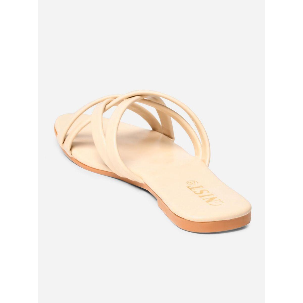 GNIST Cross Strap Open Toe Flat Sandals-women-shoes-sandals-flats-image-5