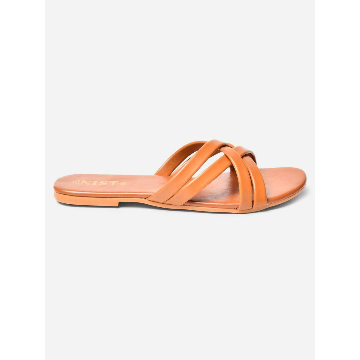 GNIST Cross Strap Open Toe Flat Sandals-women-shoes-sandals-flats-image-4