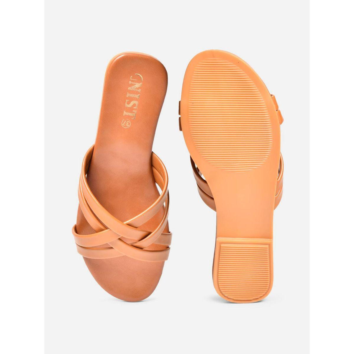 GNIST Cross Strap Open Toe Flat Sandals-women-shoes-sandals-flats-image-6