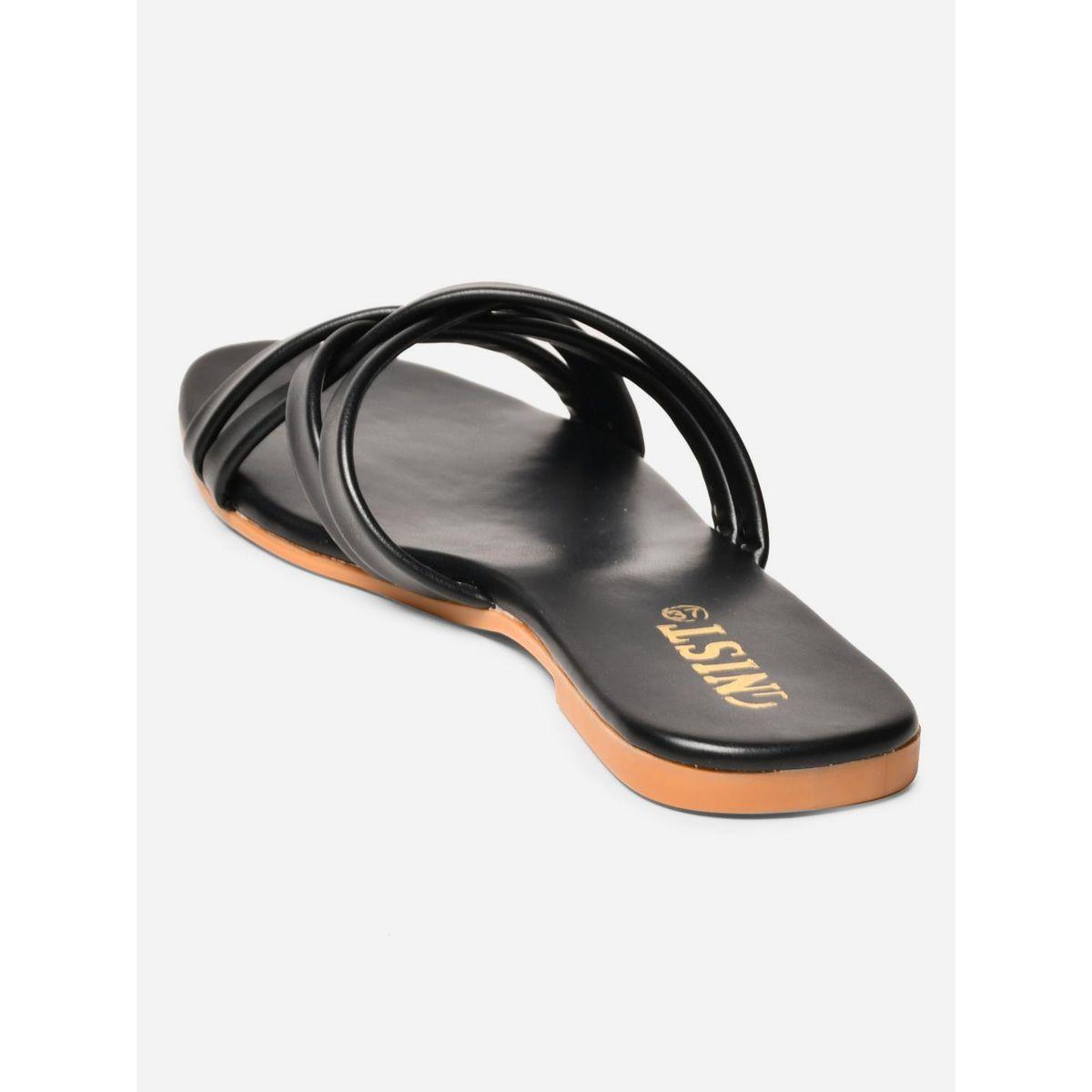 GNIST Cross Strap Open Toe Flat Sandals-women-shoes-sandals-flats-image-5