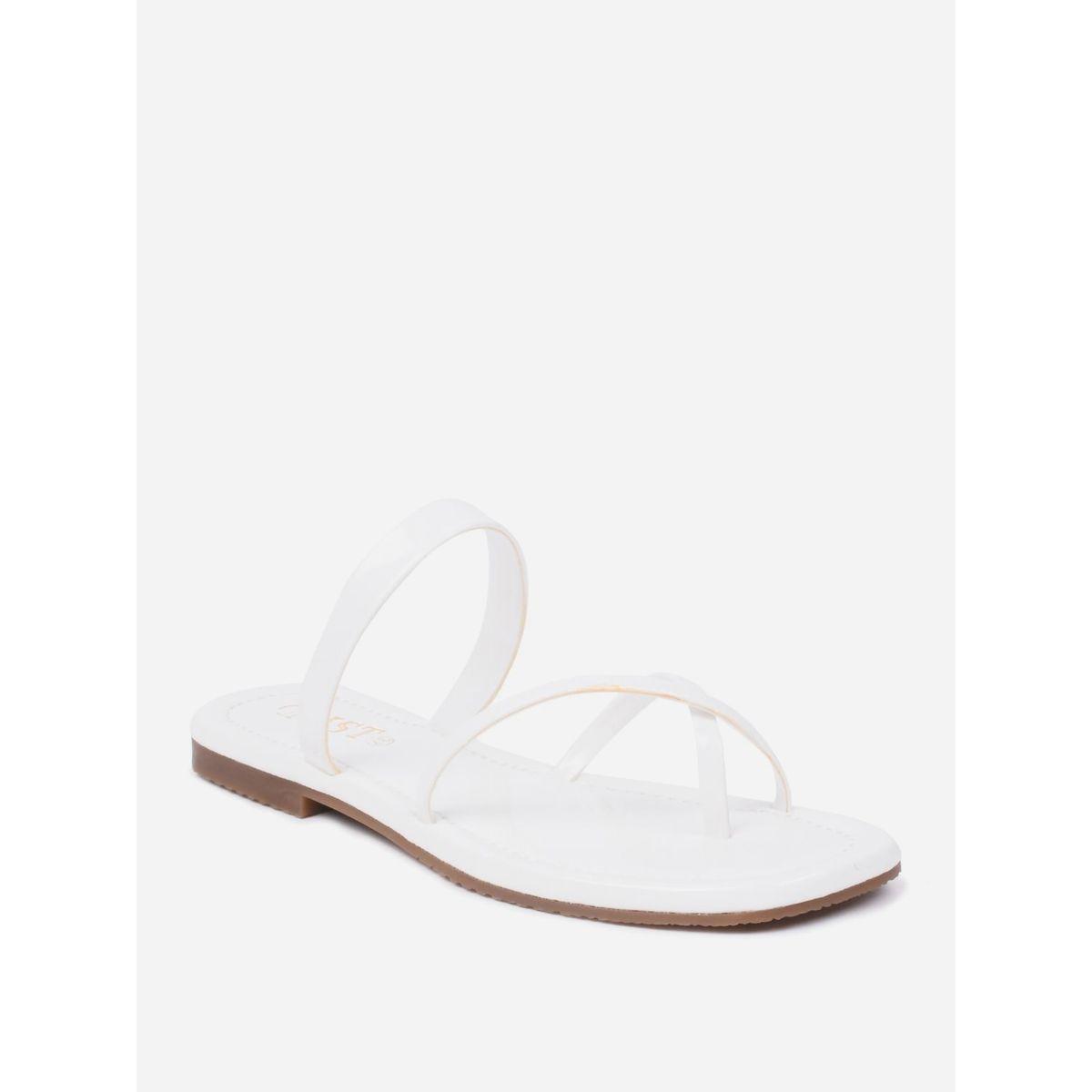 صندل فلات بسيور كروس-women-shoes-sandals-flats-image-1