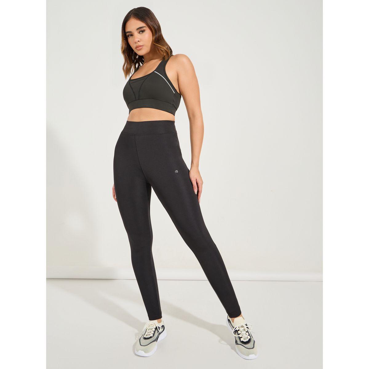 Styli Active Logo Broad Waistband Basic Leggings-women-clothing-sportswearandactivewear-bottoms-leggings-image-1