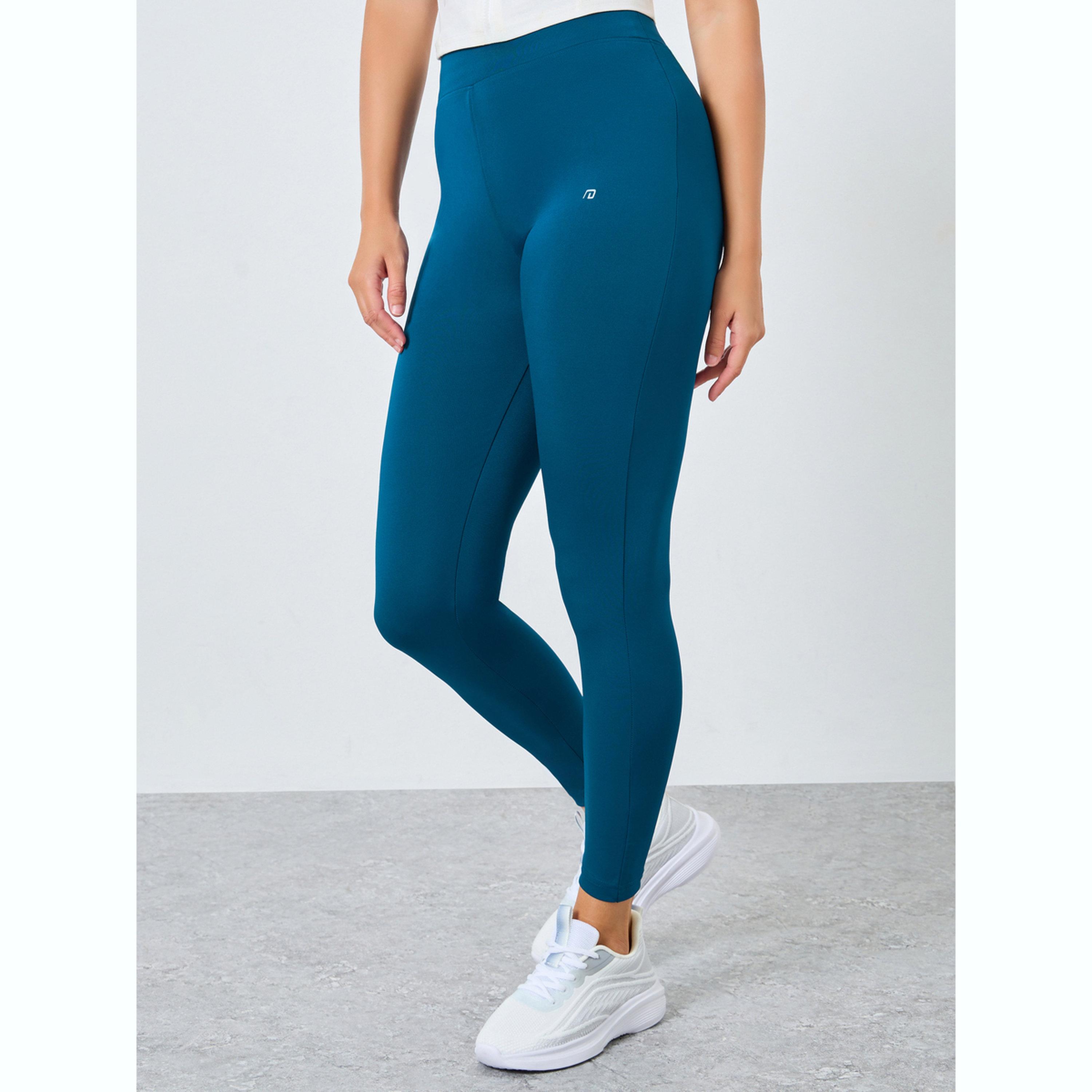 ستايلي - بنطال ضيق أساسي بحزام خصر عريض-women-clothing-sportswearandactivewear-bottoms-leggings-image-1