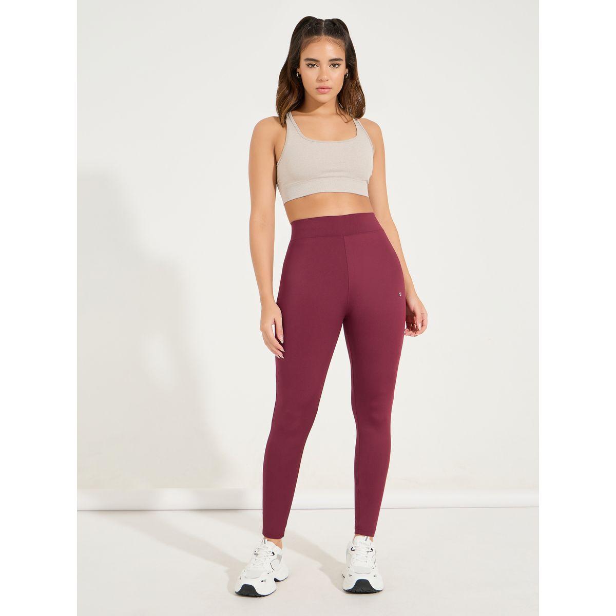 Styli Active Logo Broad Waistband Basic Leggings-women-clothing-sportswearandactivewear-bottoms-leggings-image-2