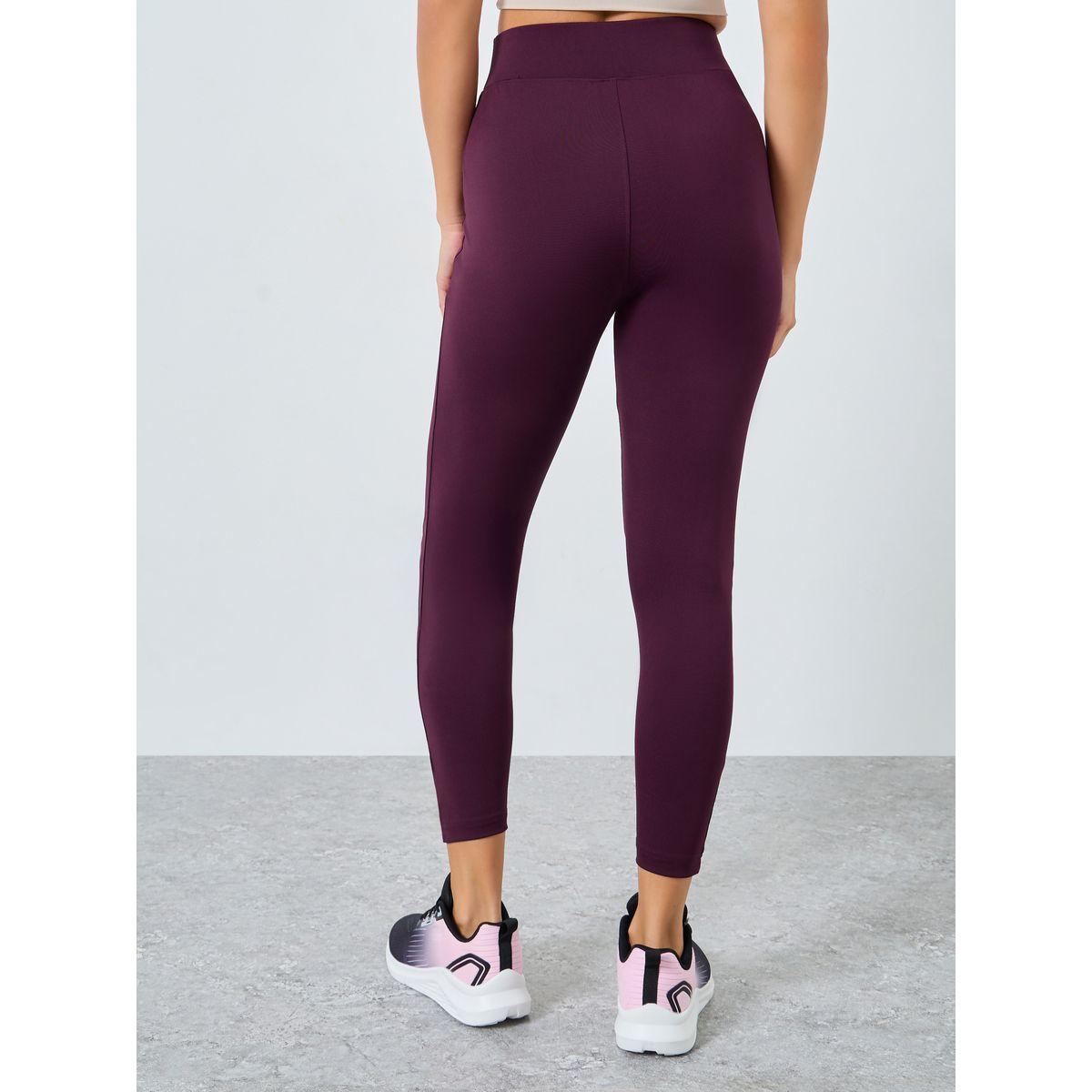 ستايلي - بنطال ضيق أساسي بحزام خصر عريض-women-clothing-sportswearandactivewear-bottoms-leggings-image-4