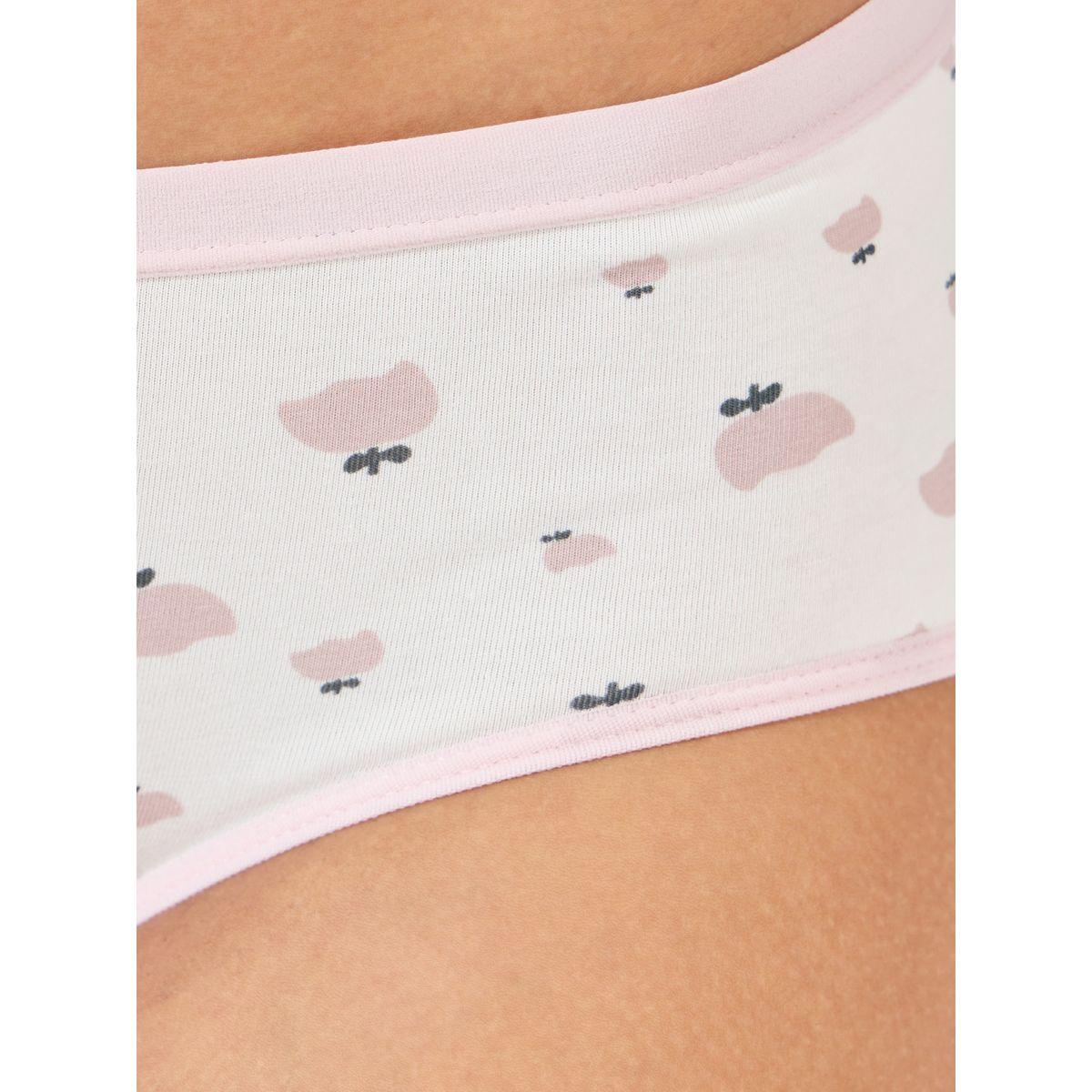 Styli Pack of 5 - Cotton Rose Print Short Brief-women-clothing-lingerie-panties-image-3