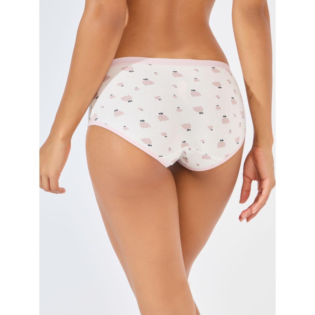 مجموعة من 5 سراويل داخلية بطبعات زهور-women-clothing-lingerie-panties-image-4