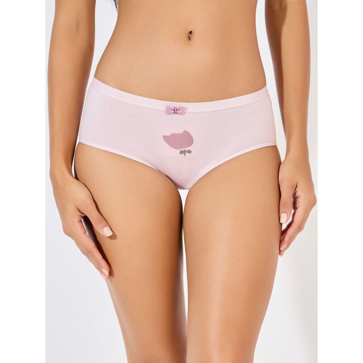 Styli Pack of 5 - Cotton Rose Print Short Brief-women-clothing-lingerie-panties-image-5