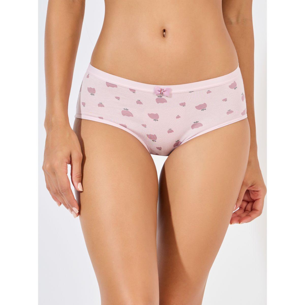 Styli Pack of 5 - Cotton Rose Print Short Brief-women-clothing-lingerie-panties-image-6