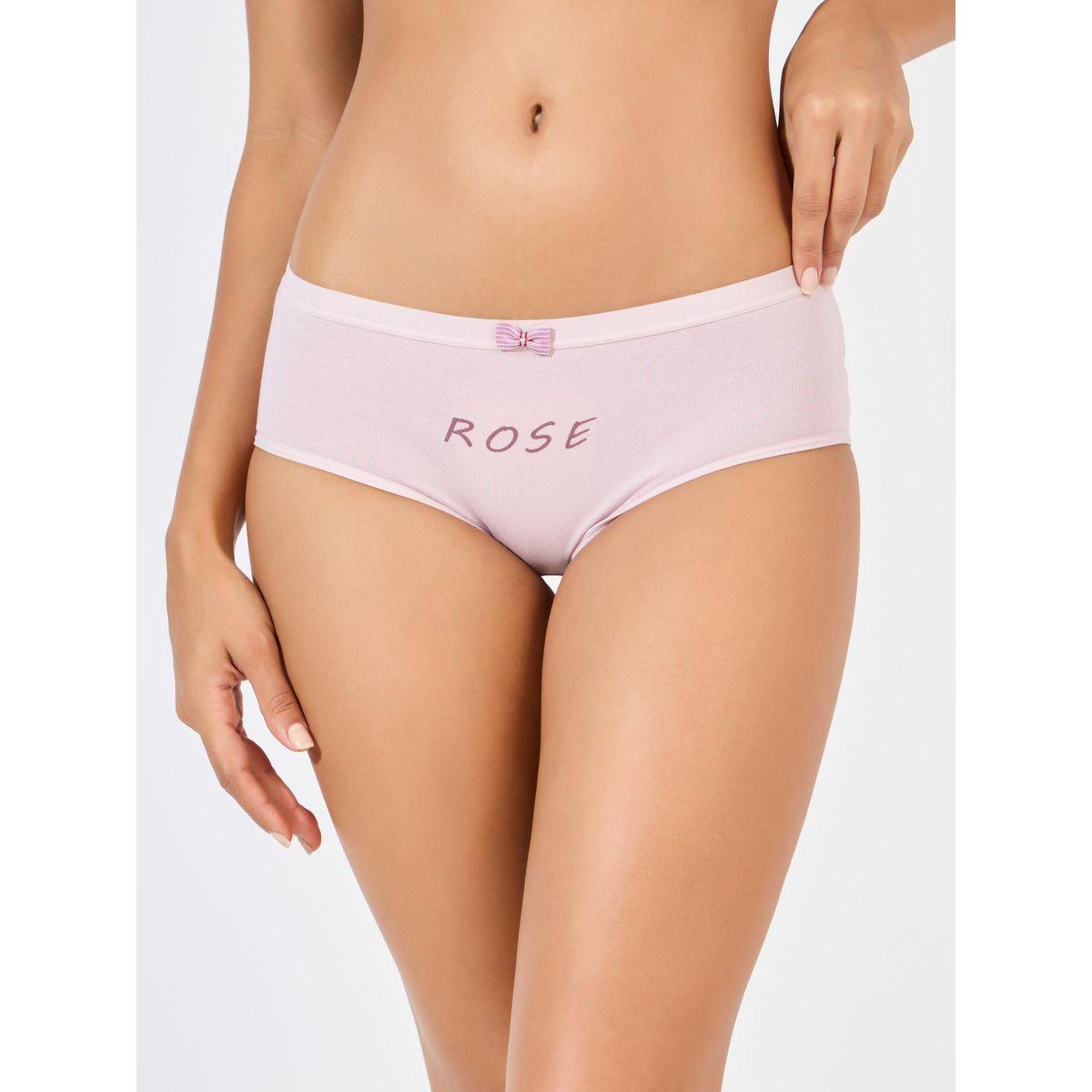 Styli Pack of 5 - Cotton Rose Print Short Brief-women-clothing-lingerie-panties-image-7