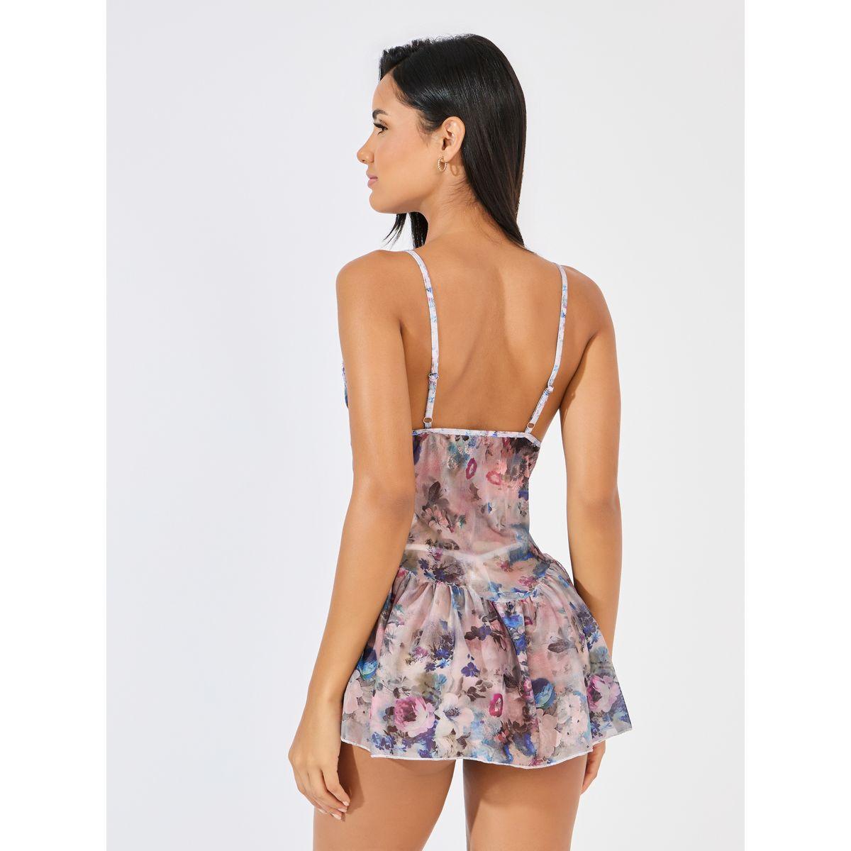 بيبي دول مطبع بالكامل مع تفاصيل كشكش-women-clothing-lingerie-babydollsandbodysuits-image-3