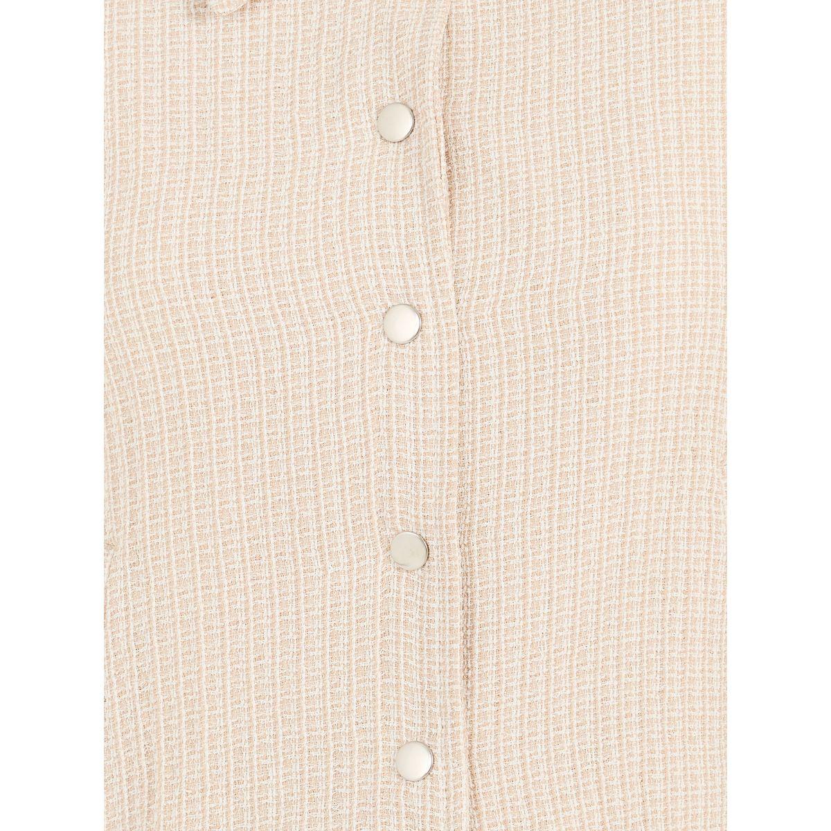 Styli Tweed Collared Jacket with Buttons-women-winterwear-coatsandjackets-jackets-image-3