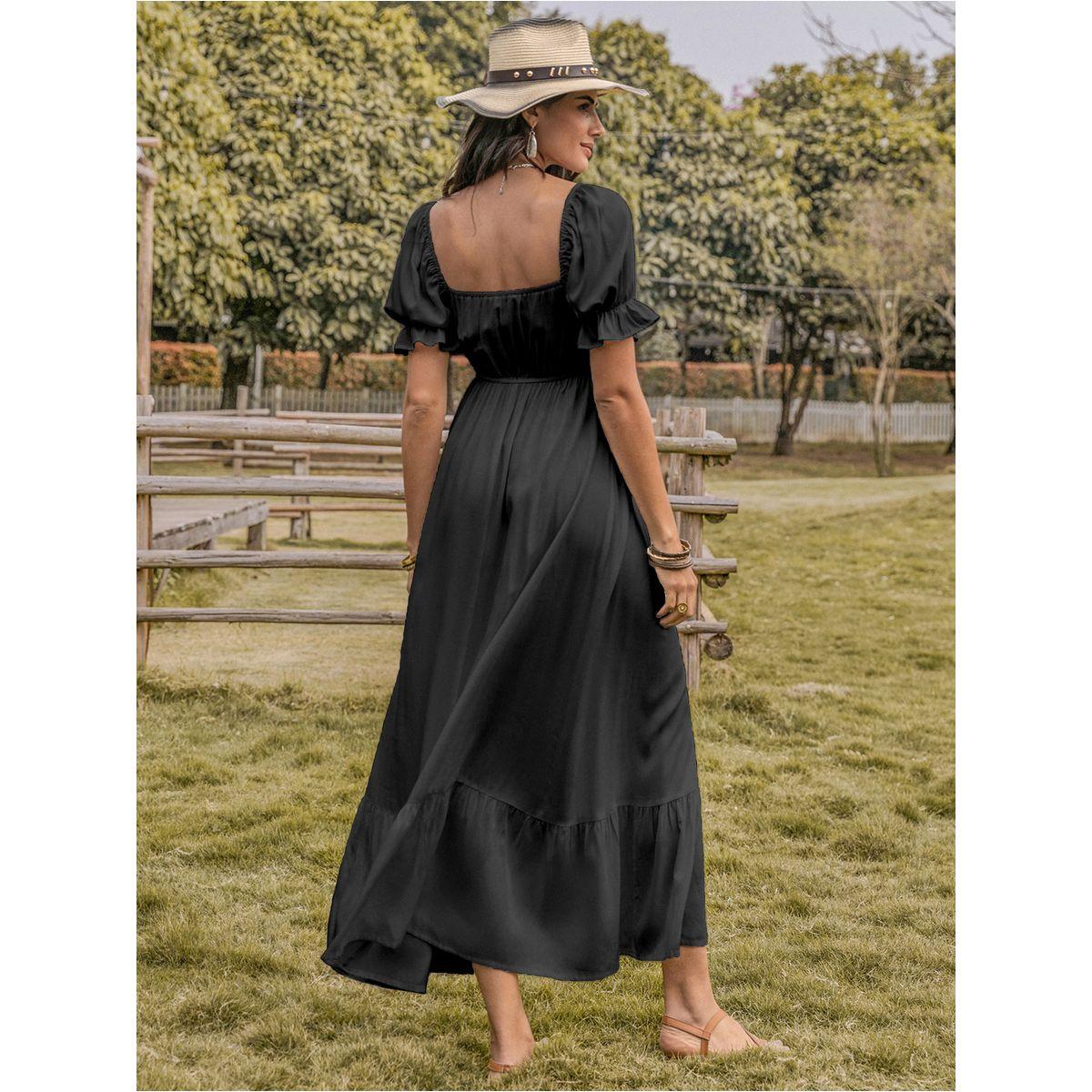 Russty Dustty X Styli Russty Dustty Square Neck Lace Insert A-Line Maxi Dress-women-clothing-dresses-image-2