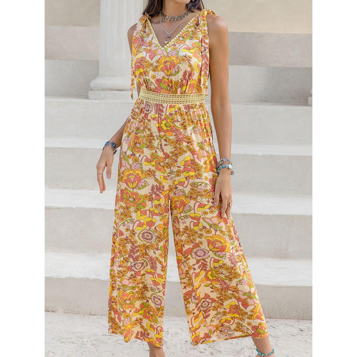 جمبسوت بارجل واسعة وطبعة زهور مع تفاصيل دانتيل رَستي دَستي × ستايلي-women-clothing-jumpsuits-image-6