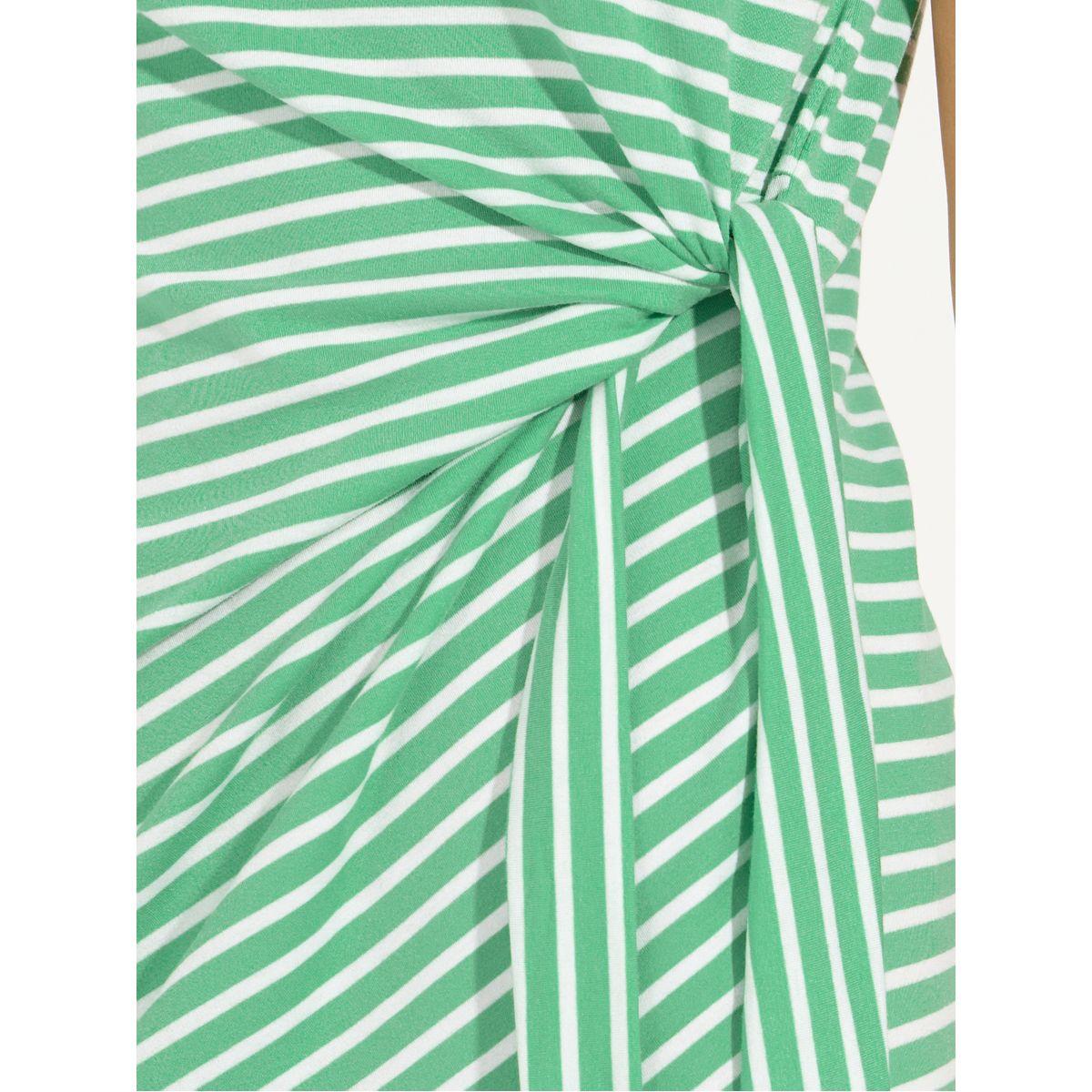 فستان ميدي مخطط مع شق جانبي-women-clothing-dresses-image-3