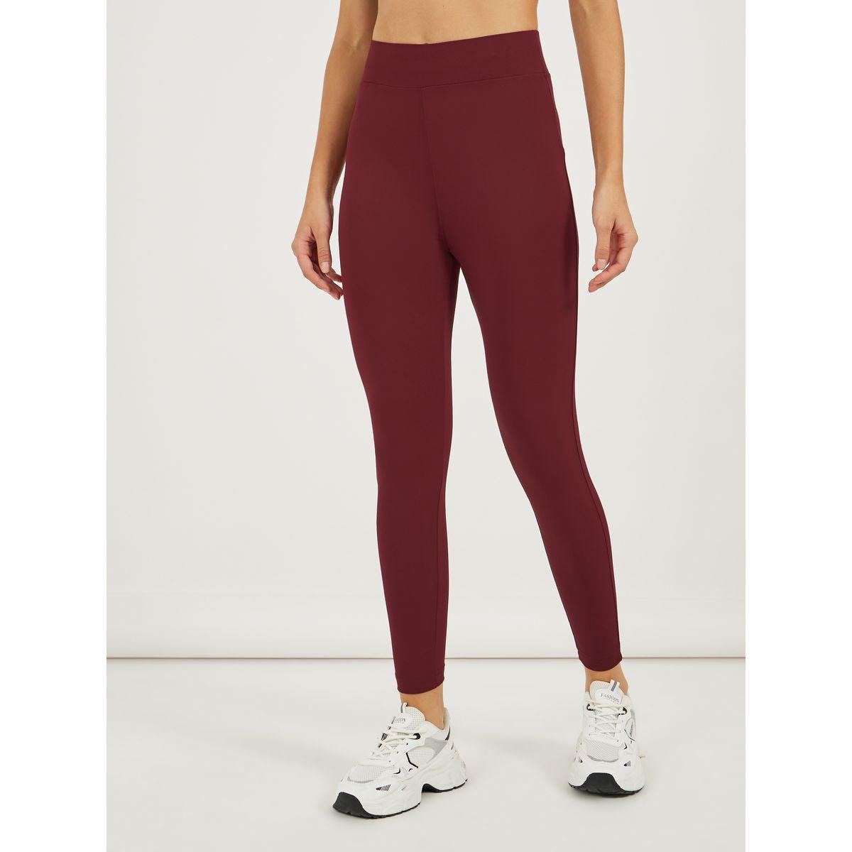 مجموعة من 2 ليقنز سادة بخصر عريض-women-clothing-sportswearandactivewear-bottoms-joggersandtrackpants-image-1